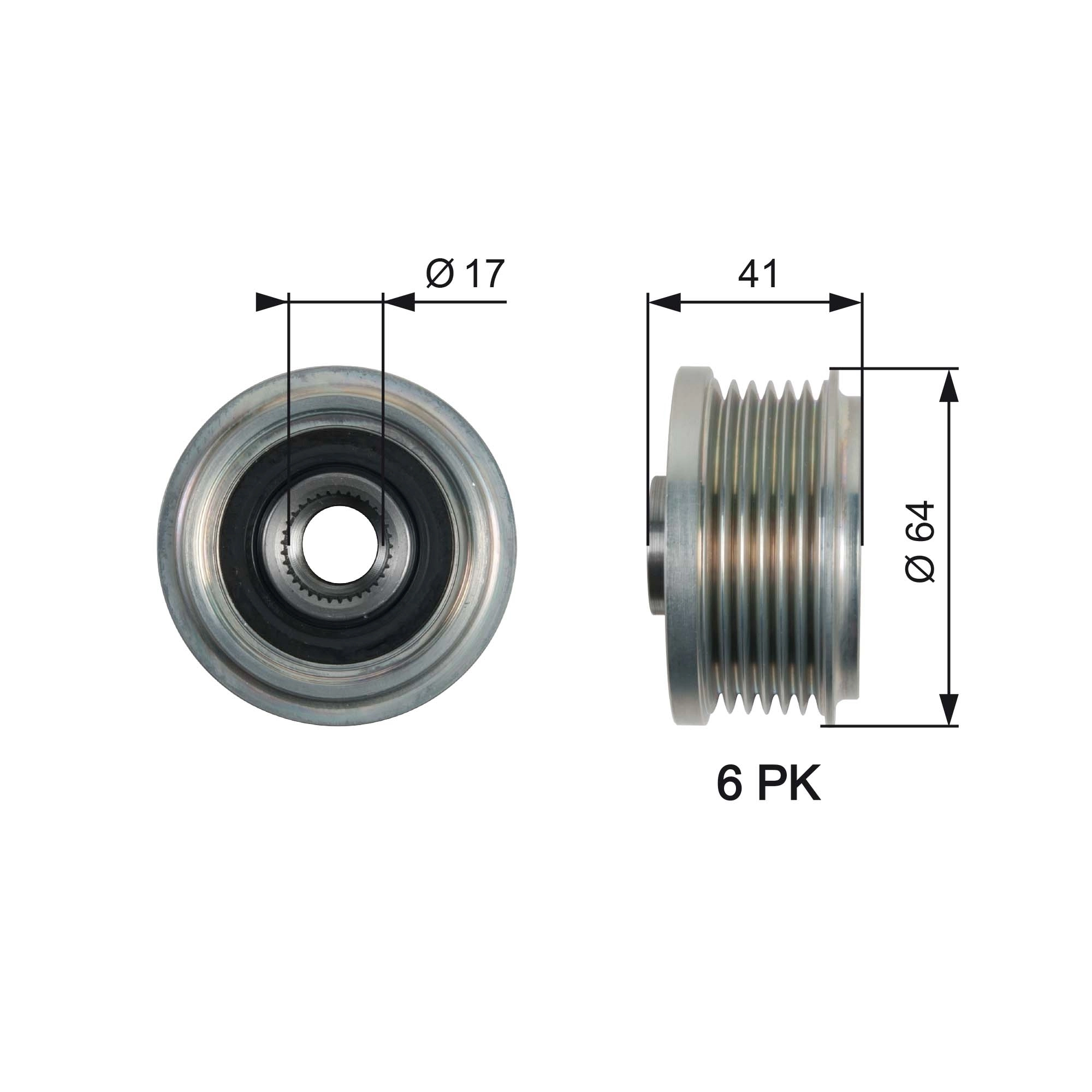 Alternator Freewheel Clutch