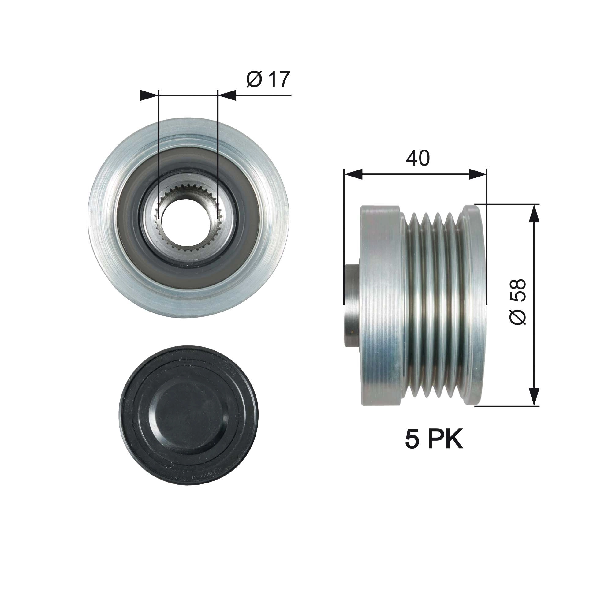 Alternator Freewheel Clutch