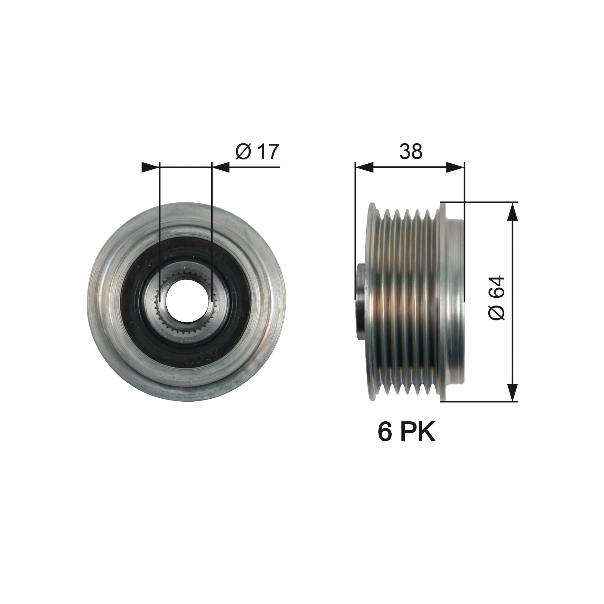 Alternator Freewheel Clutch