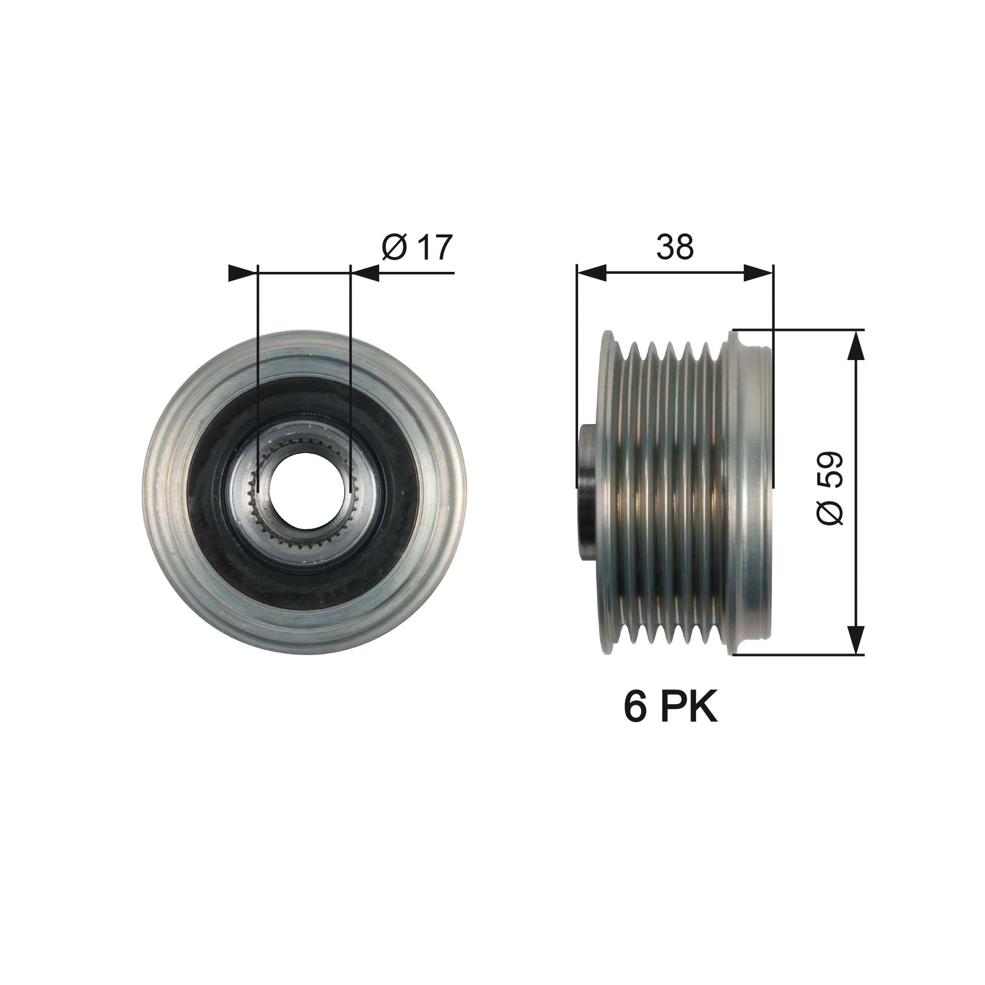 Alternator Freewheel Clutch