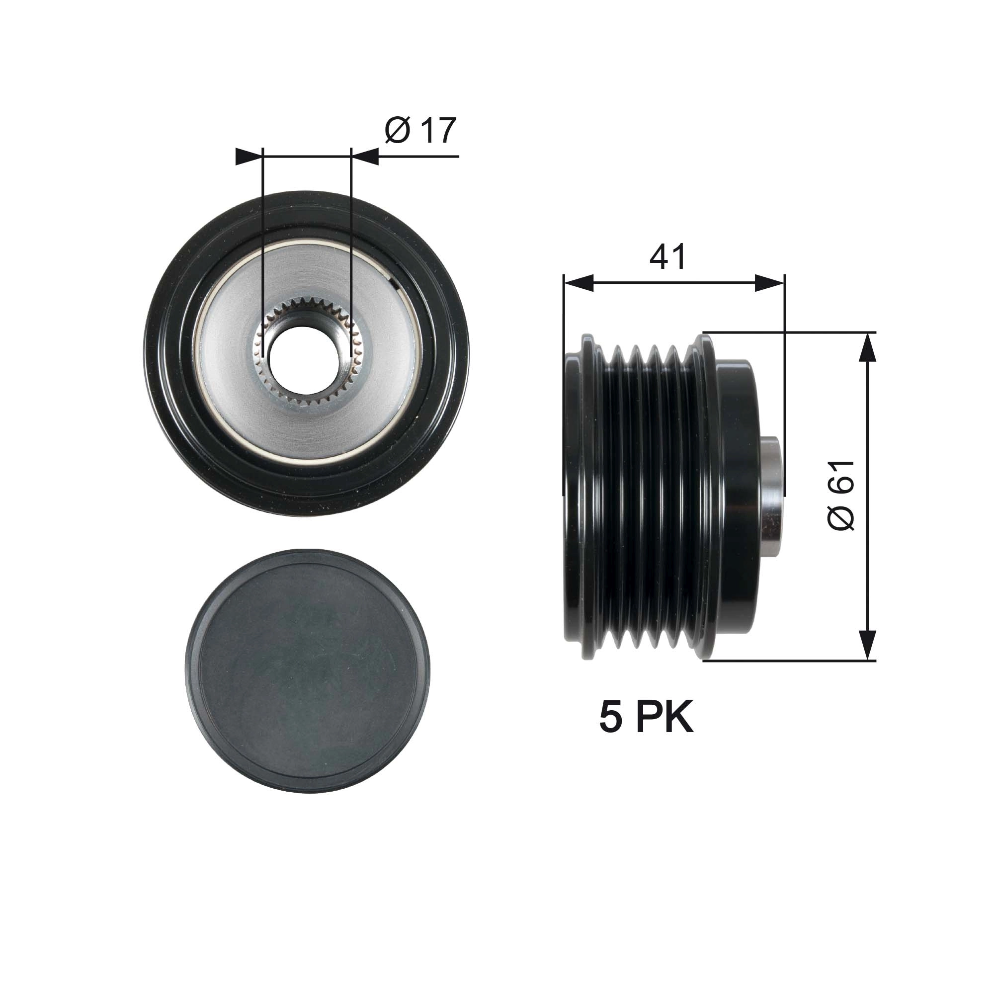 Alternator Freewheel Clutch