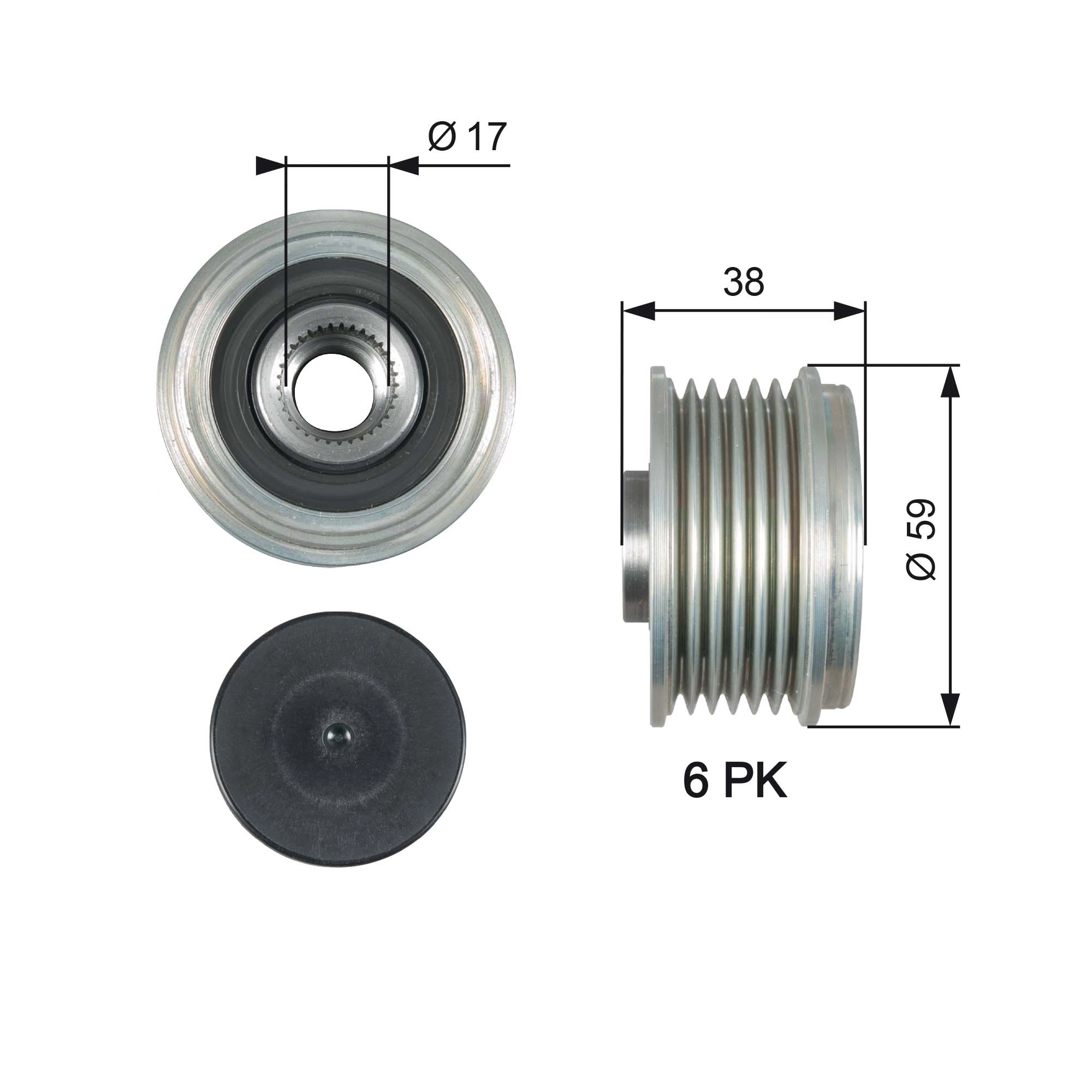 Alternator Freewheel Clutch
