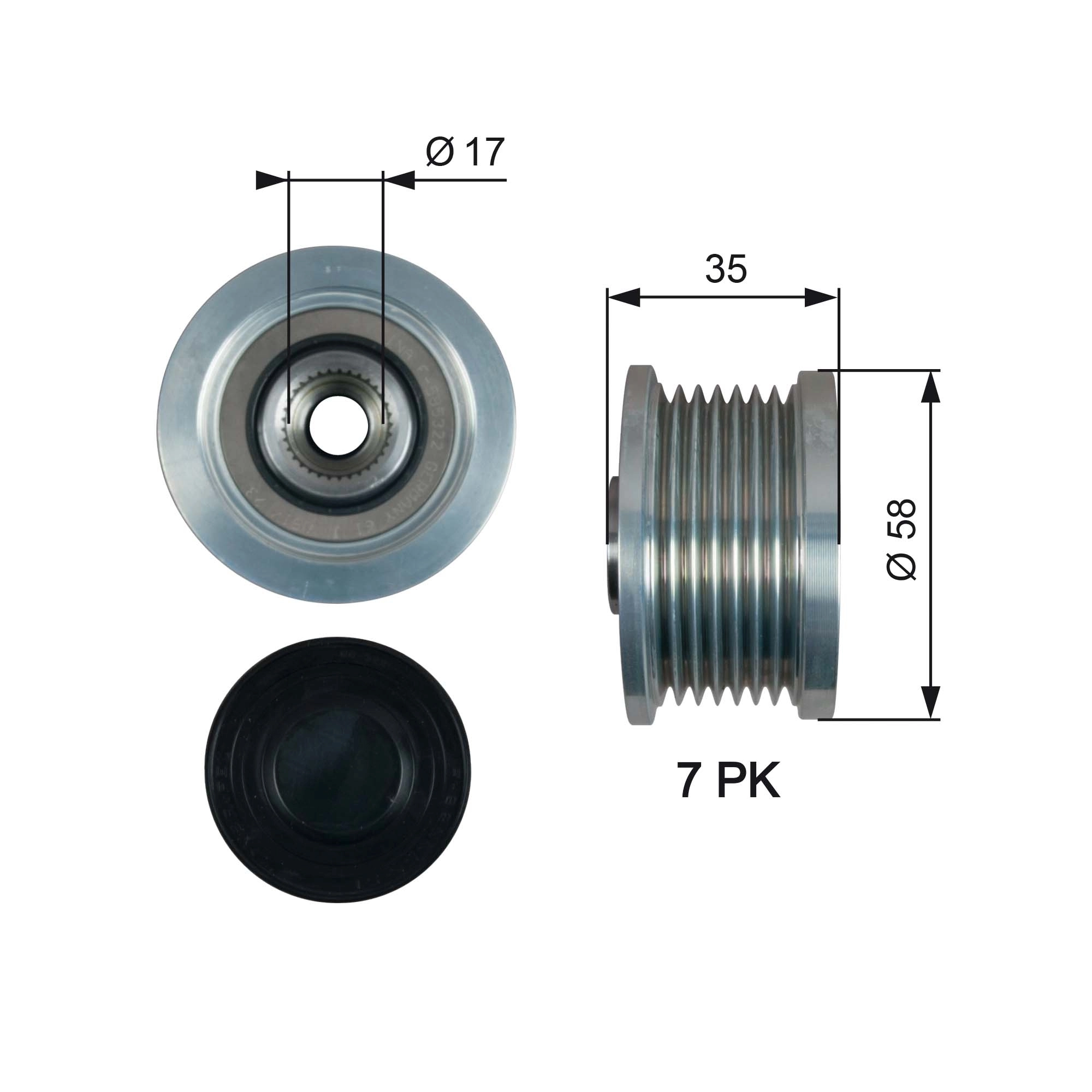 Alternator Freewheel Clutch