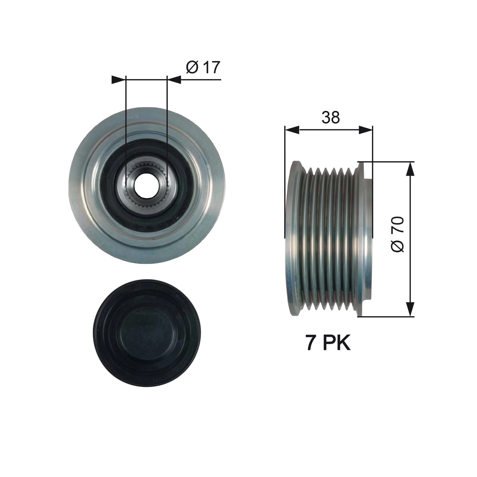 Alternator Freewheel Clutch
