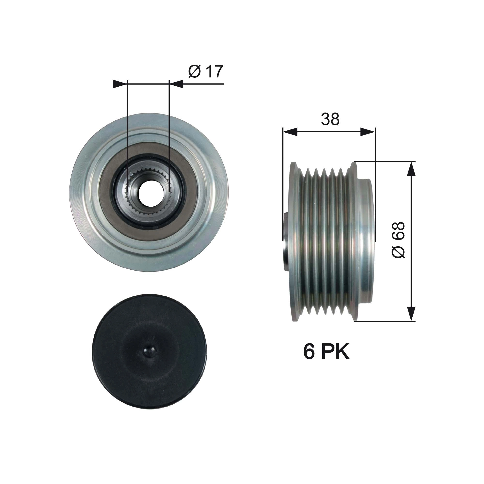 Alternator Freewheel Clutch