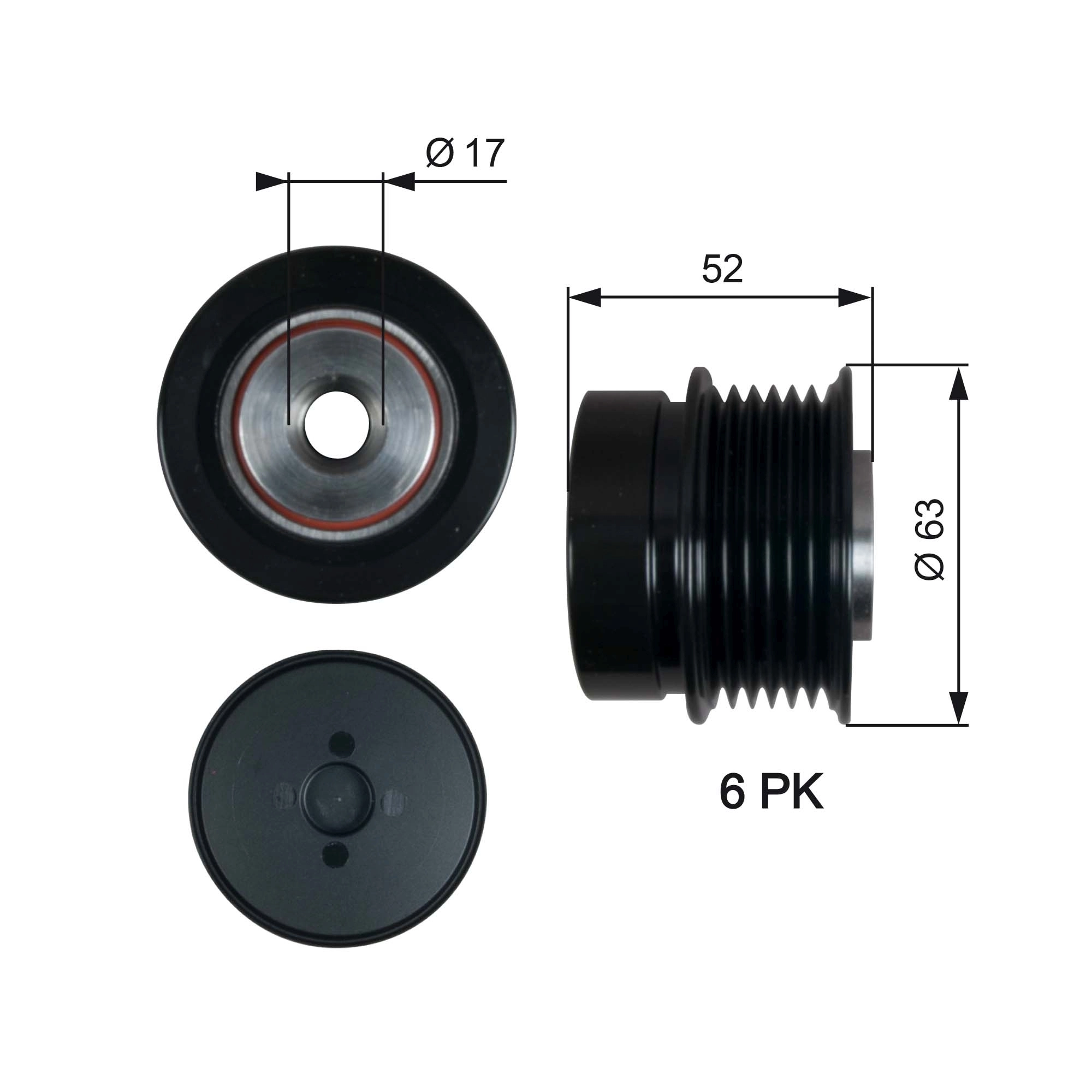 Alternator Freewheel Clutch