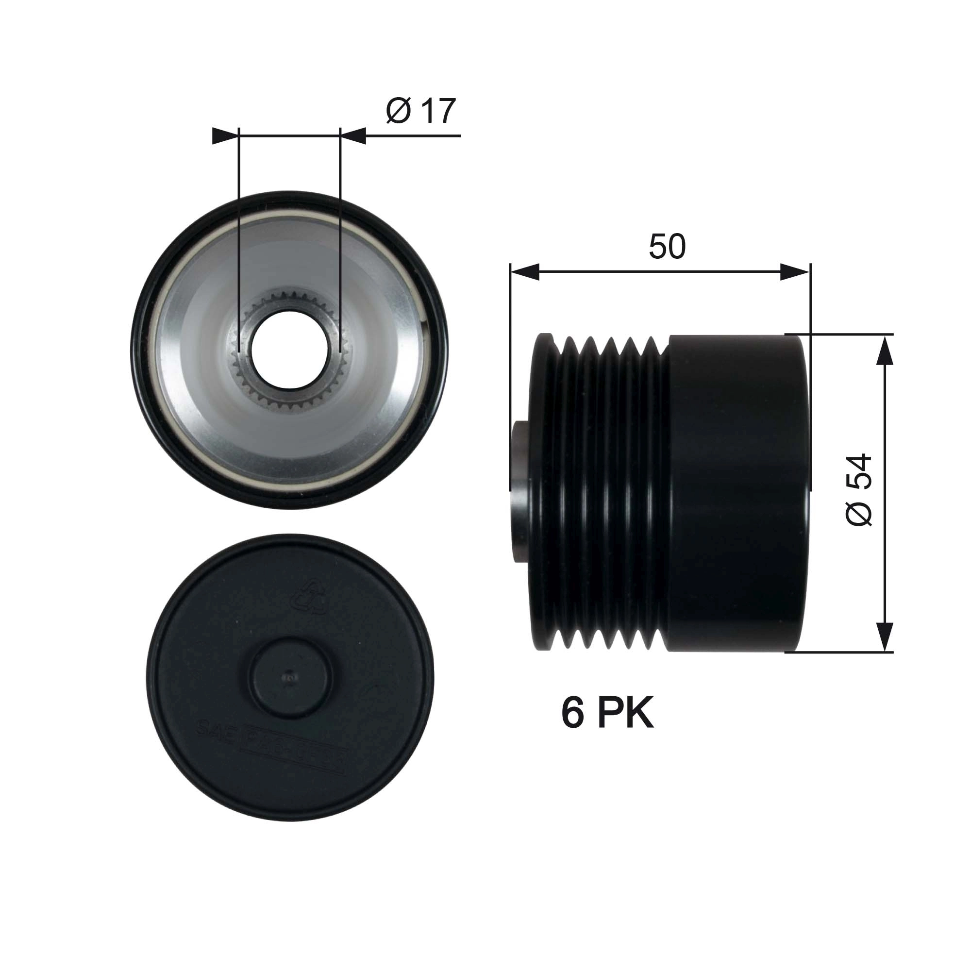Alternator Freewheel Clutch