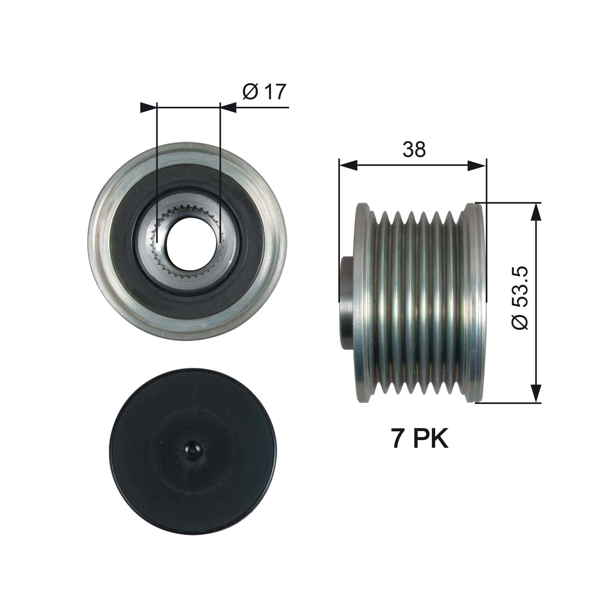 Alternator Freewheel Clutch