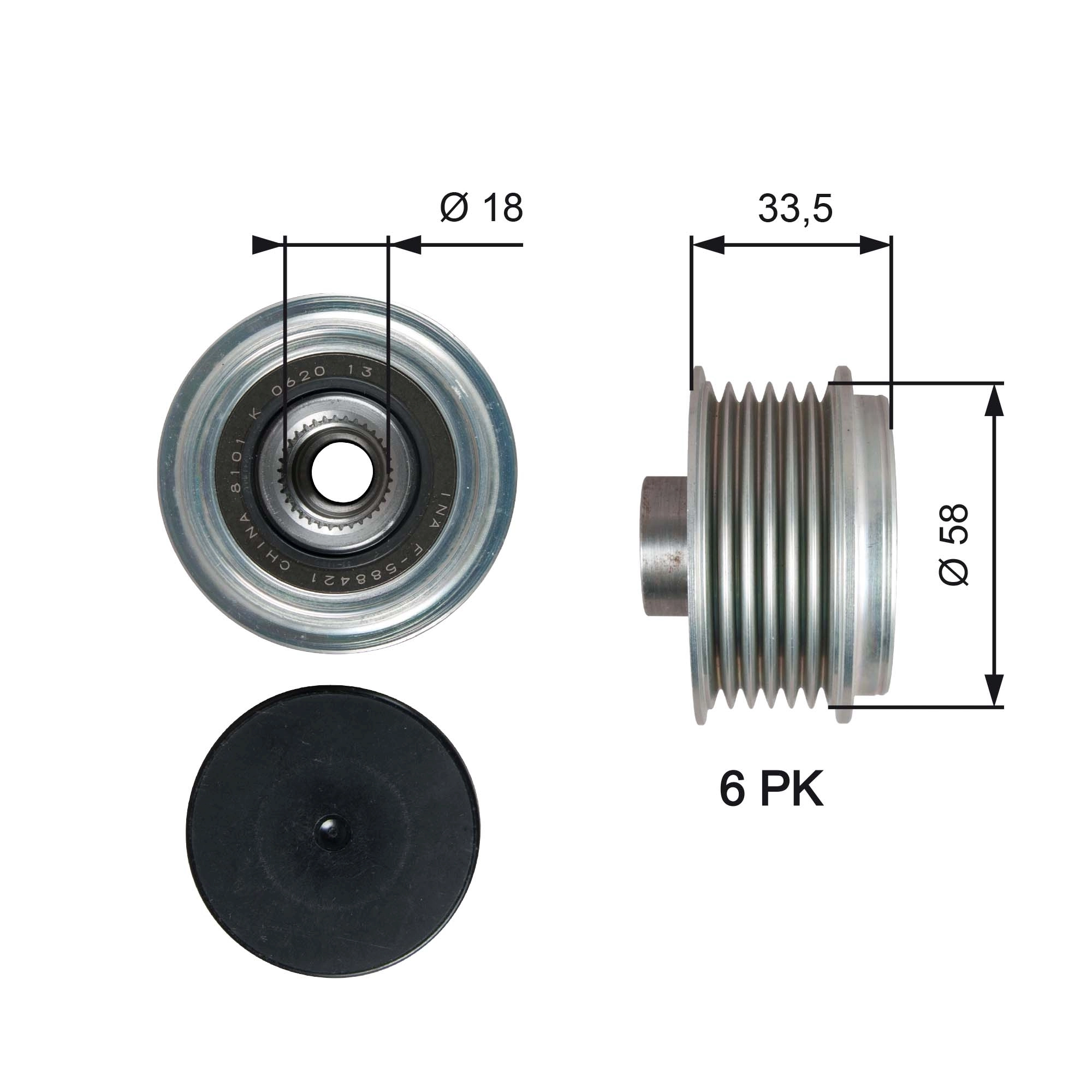 Alternator Freewheel Clutch