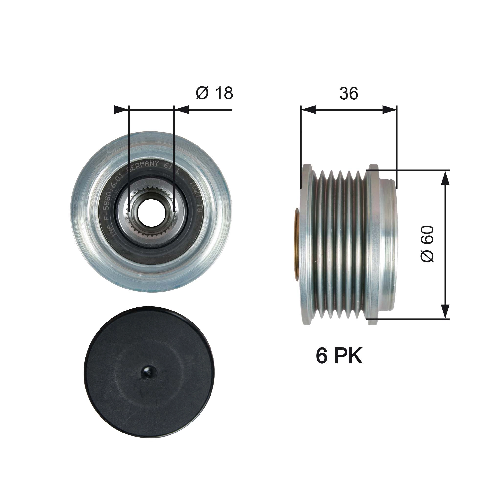 Alternator Freewheel Clutch