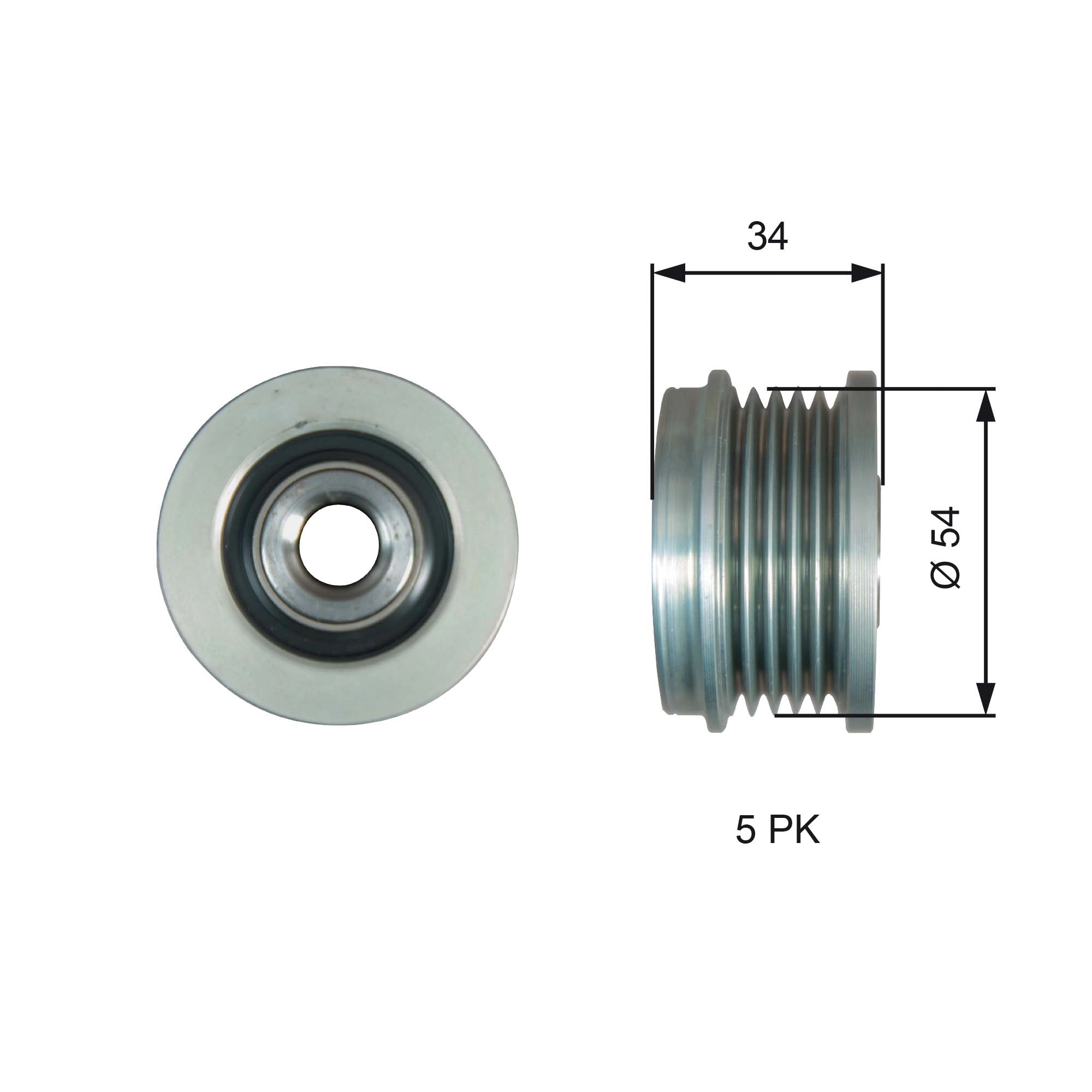 Alternator Freewheel Clutch
