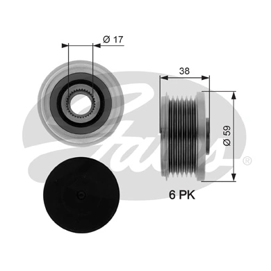 Alternator Freewheel Clutch