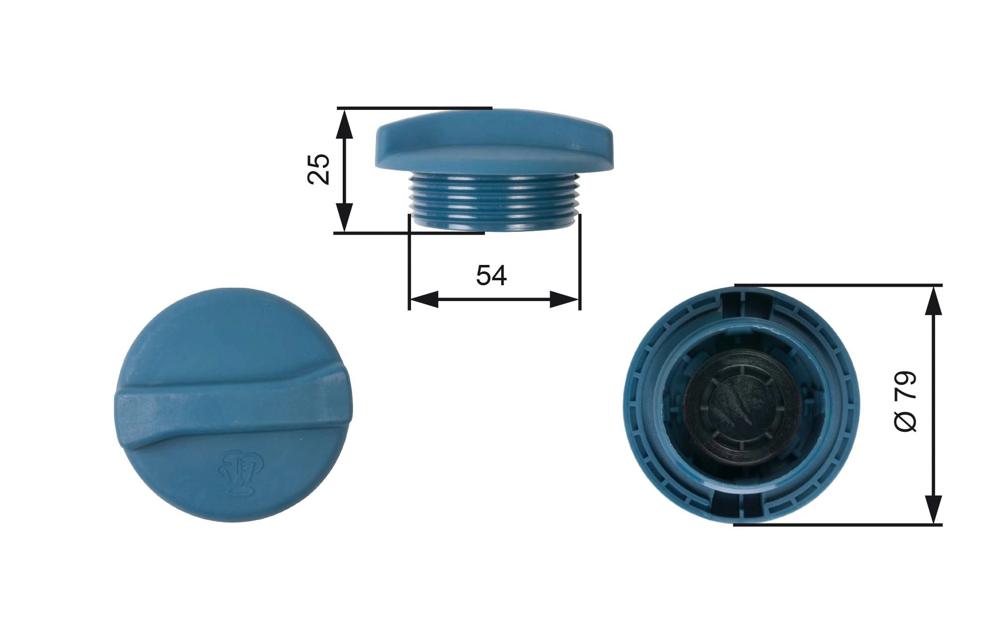 Cap, coolant tank
