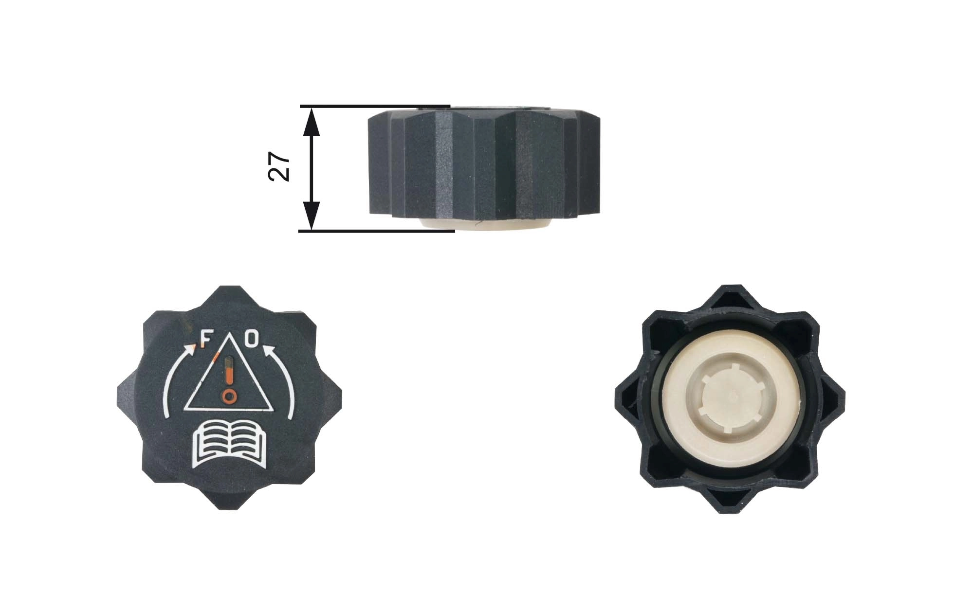 Cap, coolant tank