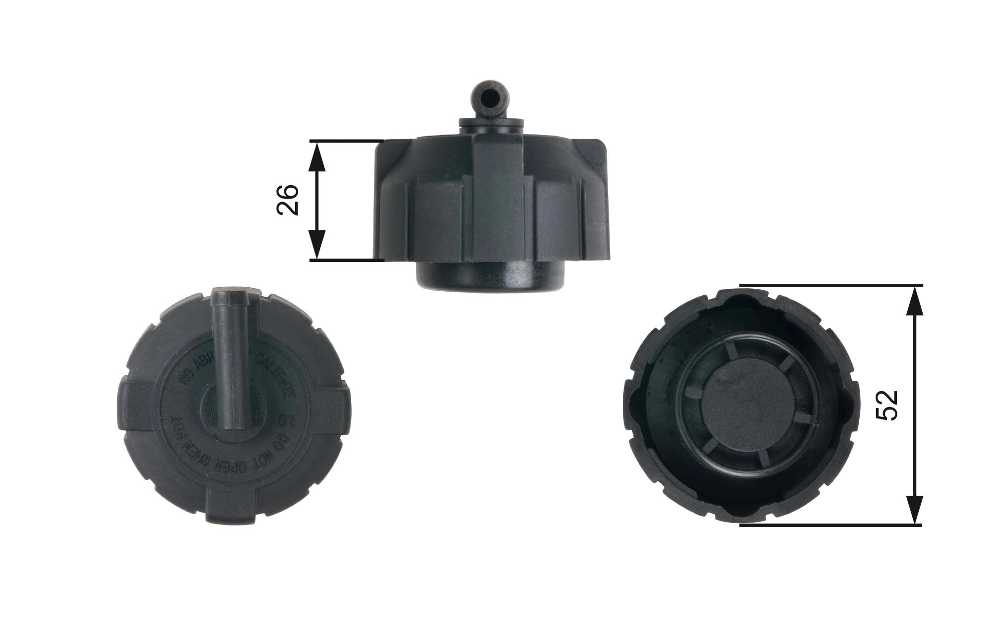 Cap, coolant tank