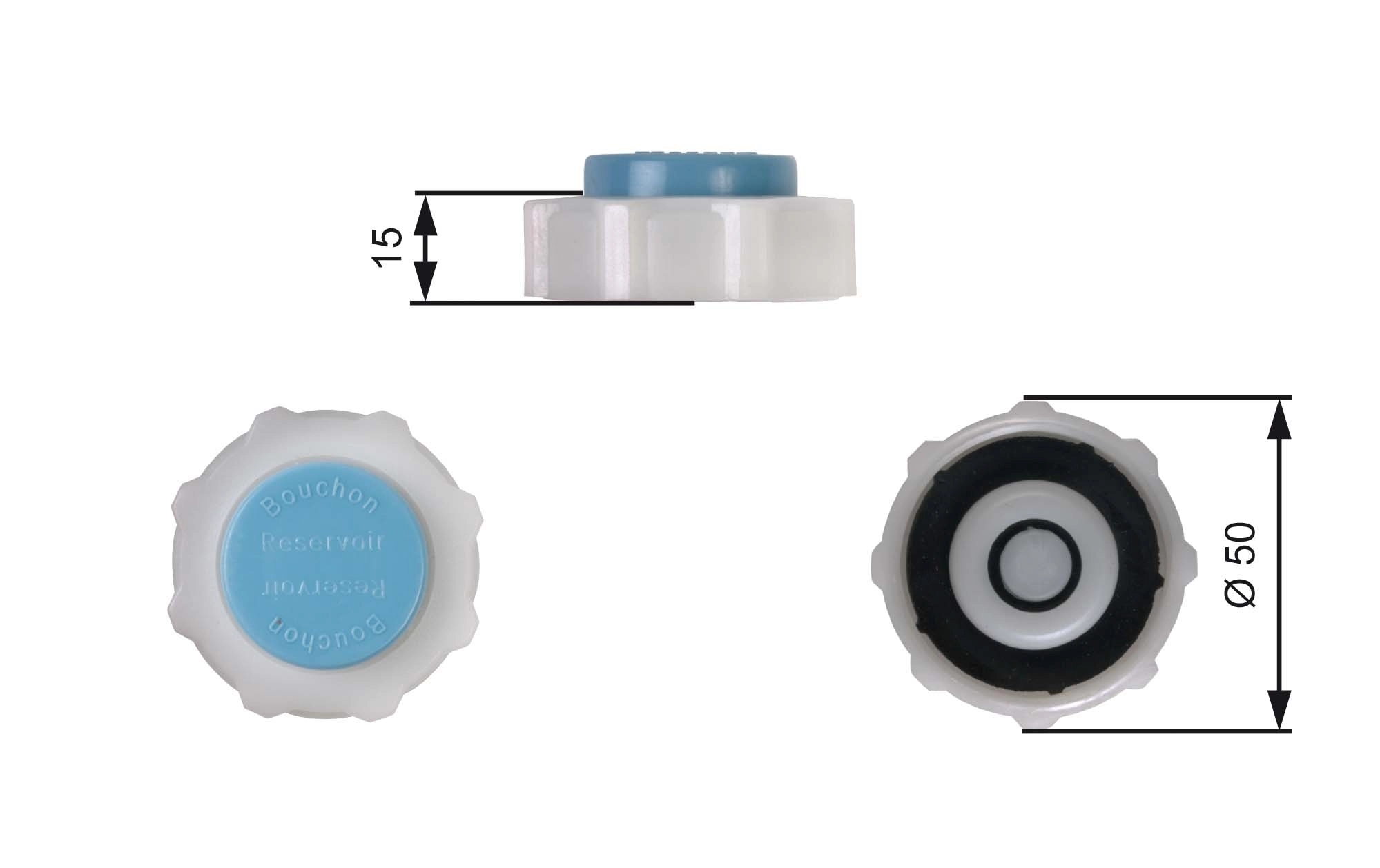 Cap, coolant tank