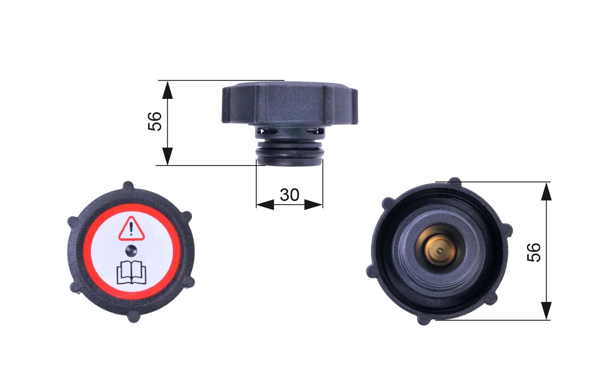 Cap, coolant tank