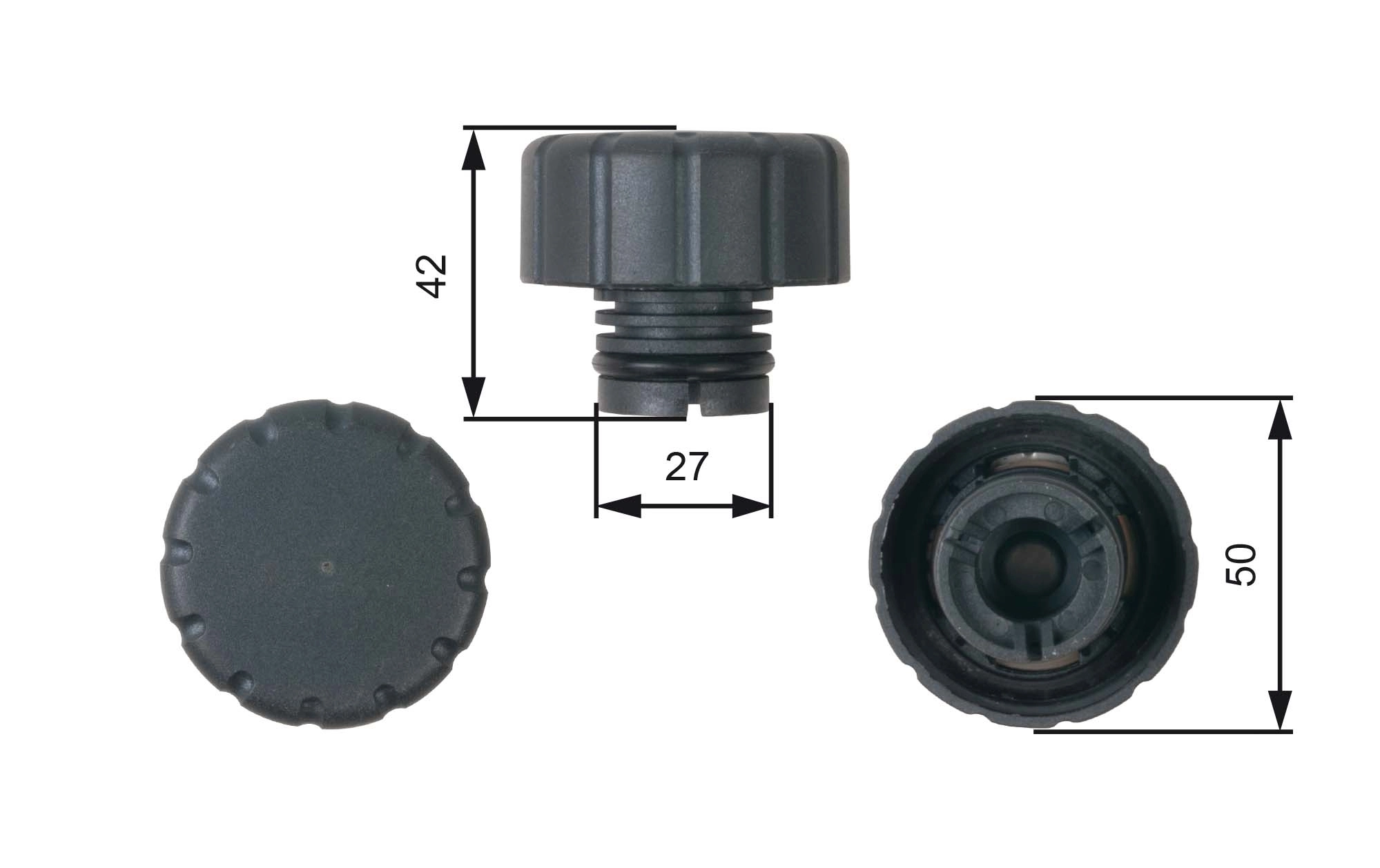 Cap, coolant tank