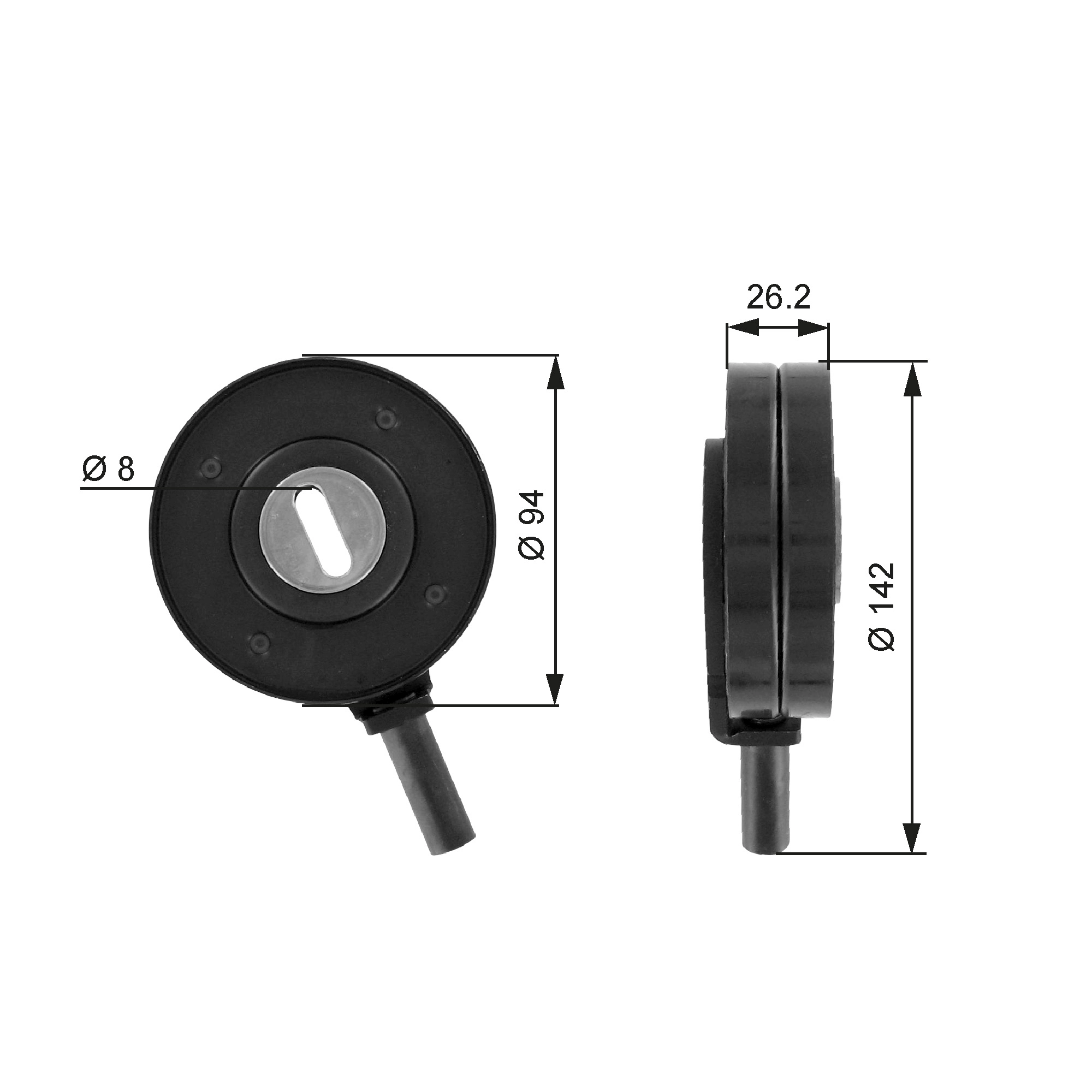 Tensioner Pulley, V-ribbed belt