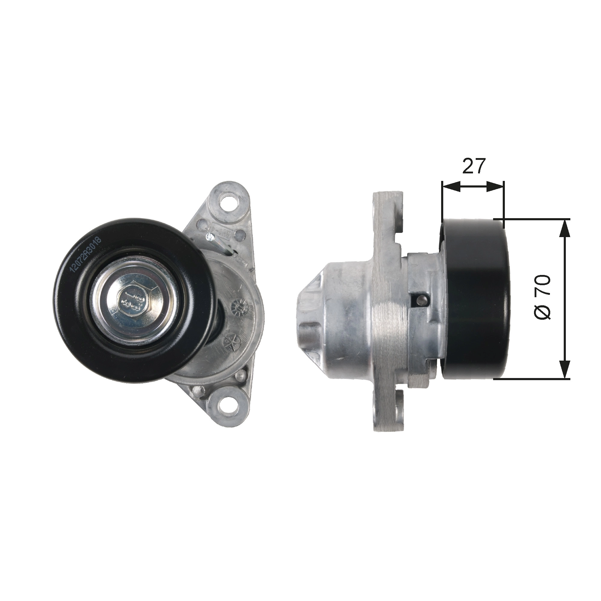 Belt Tensioner, V-ribbed belt