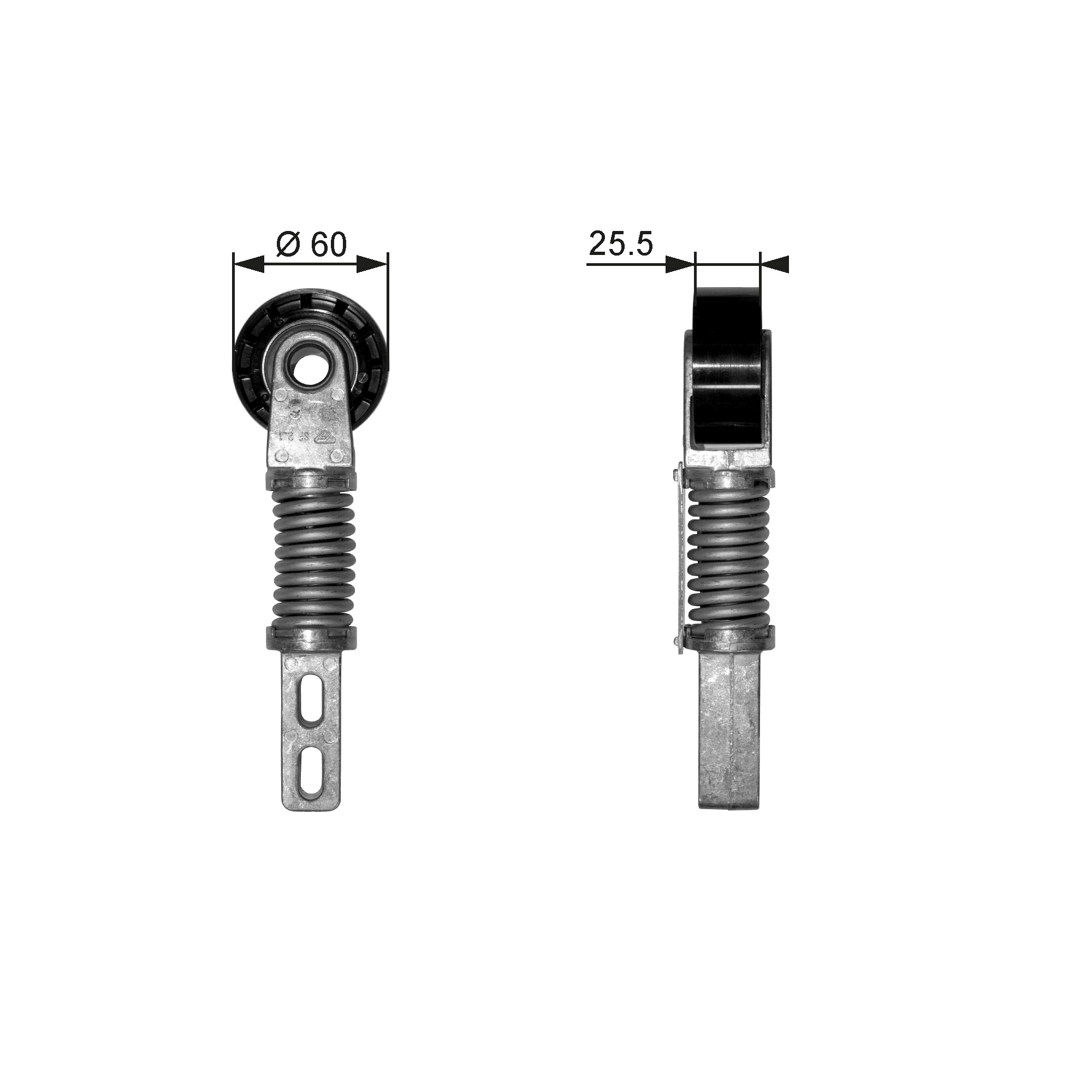 Belt Tensioner, V-ribbed belt