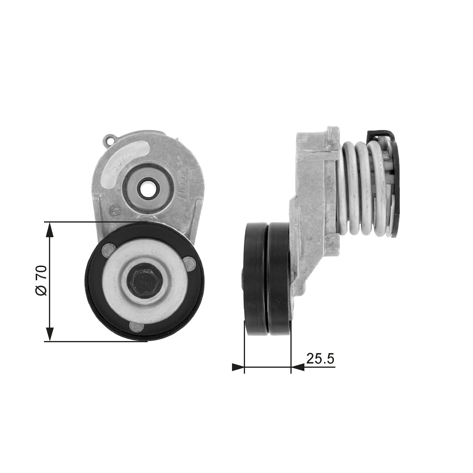 Belt Tensioner, V-ribbed belt