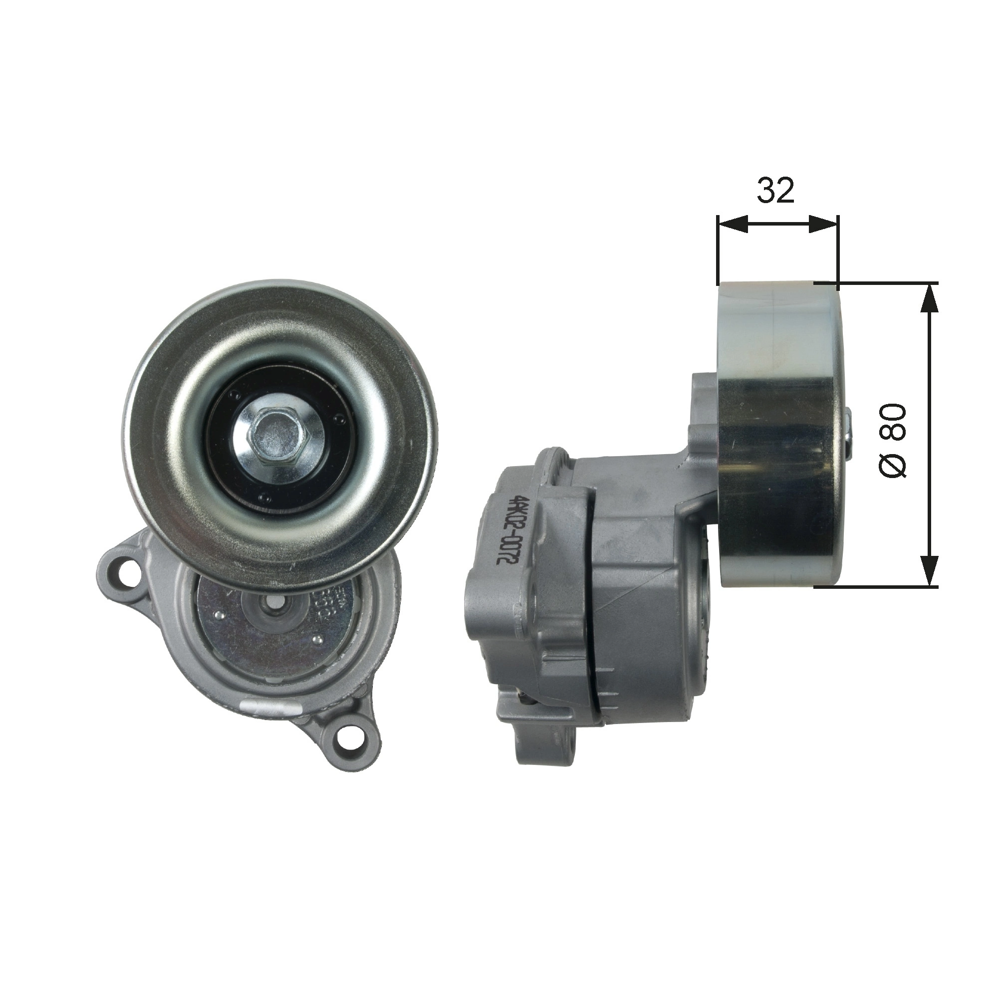 Belt Tensioner, V-ribbed belt