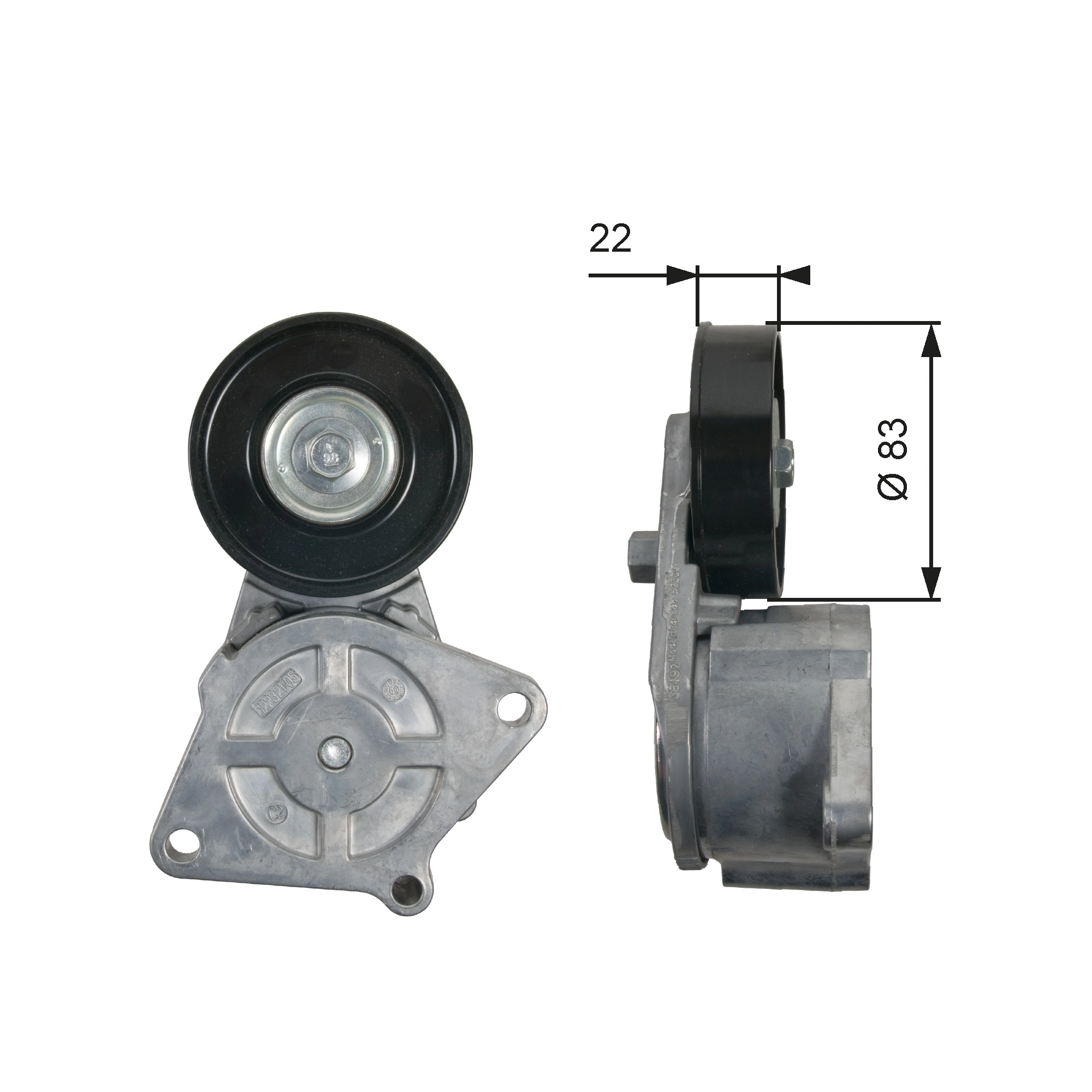 Belt Tensioner, V-ribbed belt