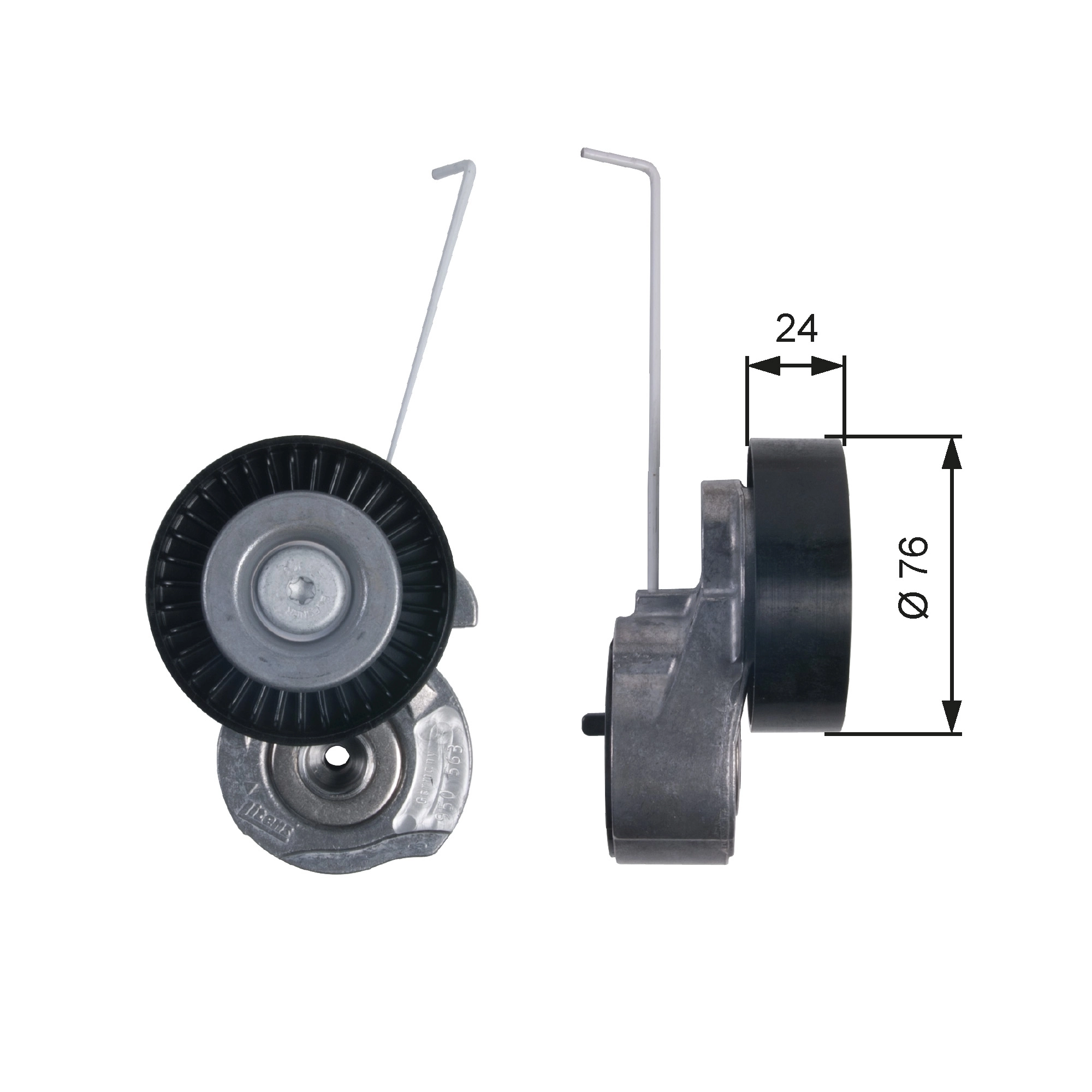Belt Tensioner, V-ribbed belt