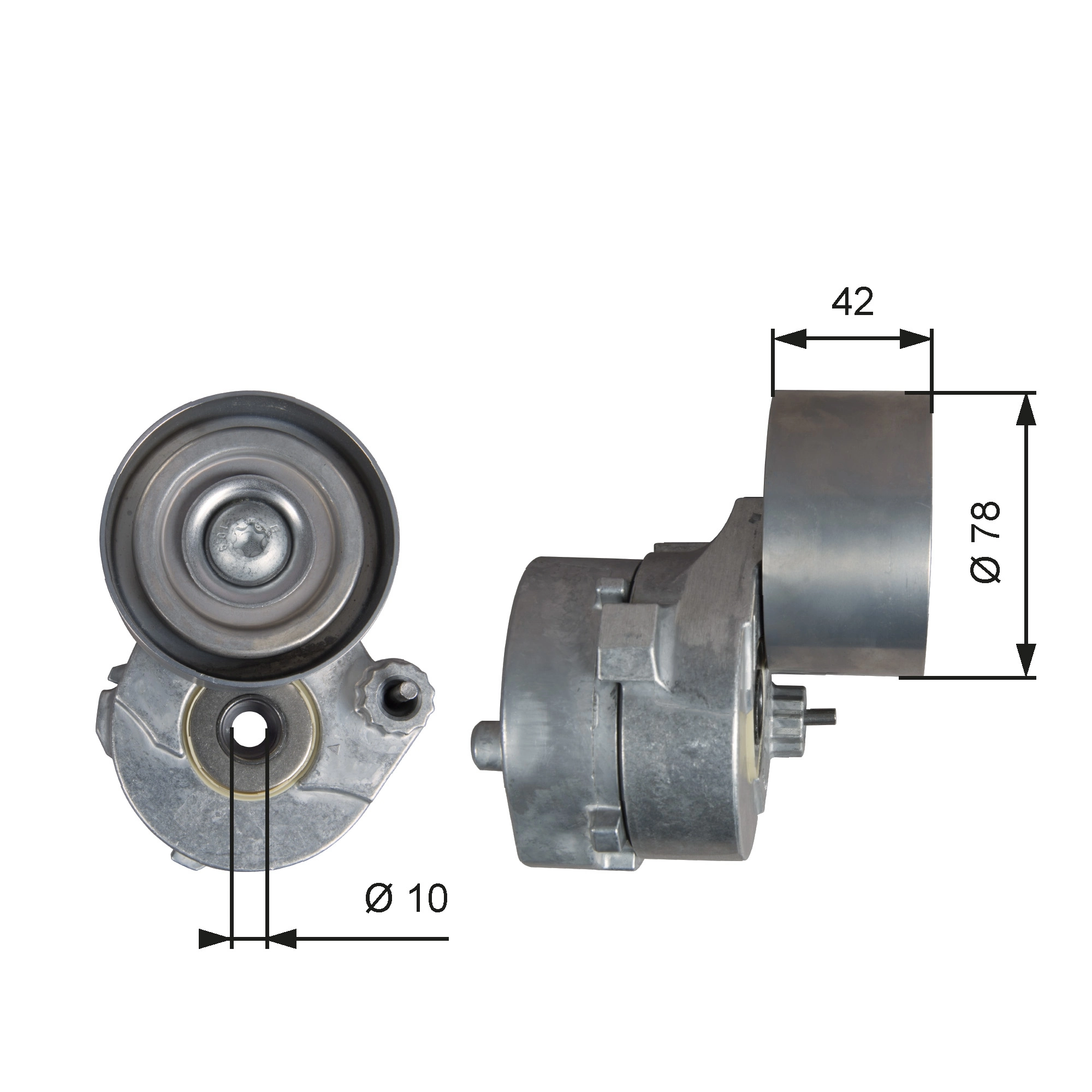 Belt Tensioner, V-ribbed belt