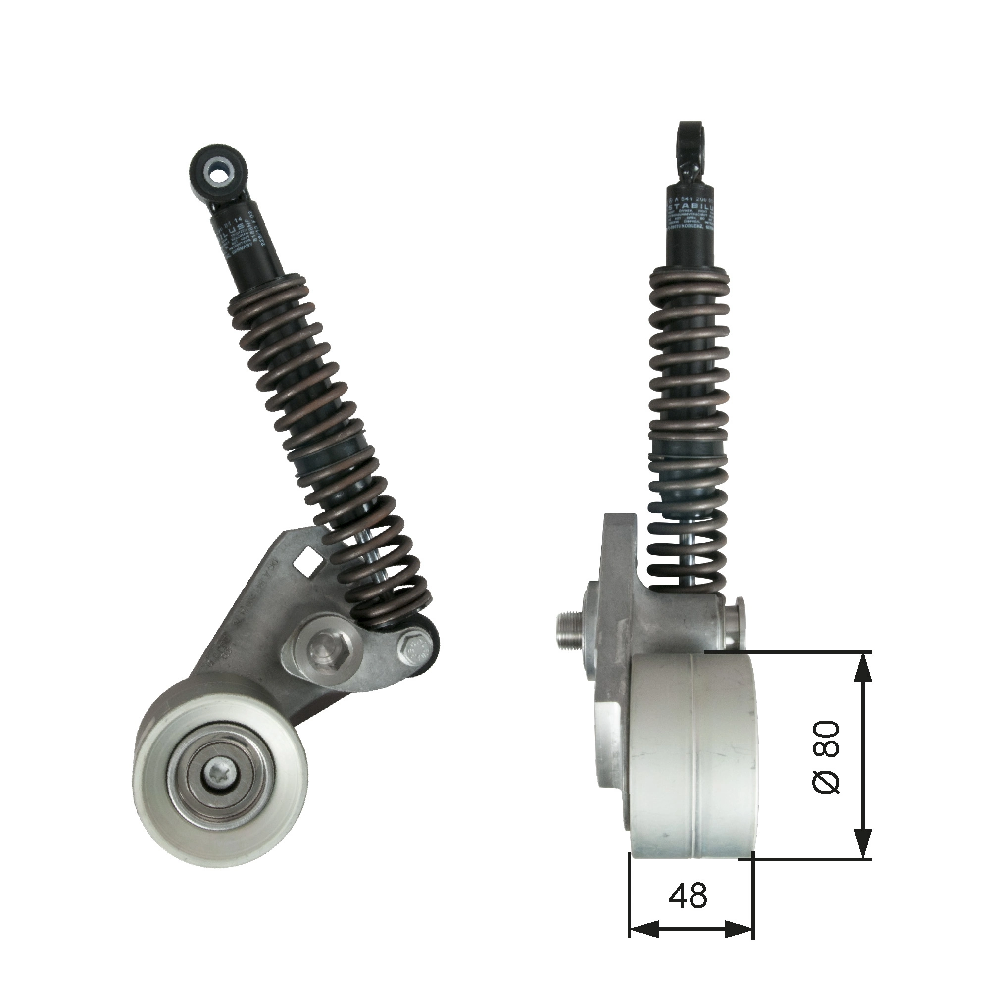 Belt Tensioner, V-ribbed belt