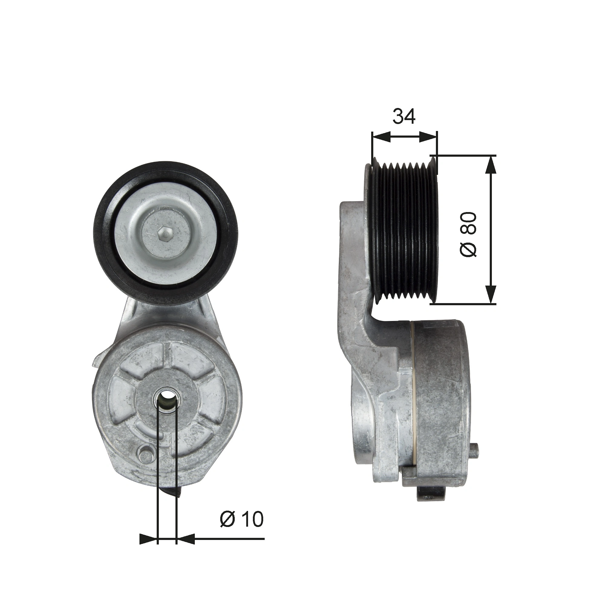 Belt Tensioner, V-ribbed belt