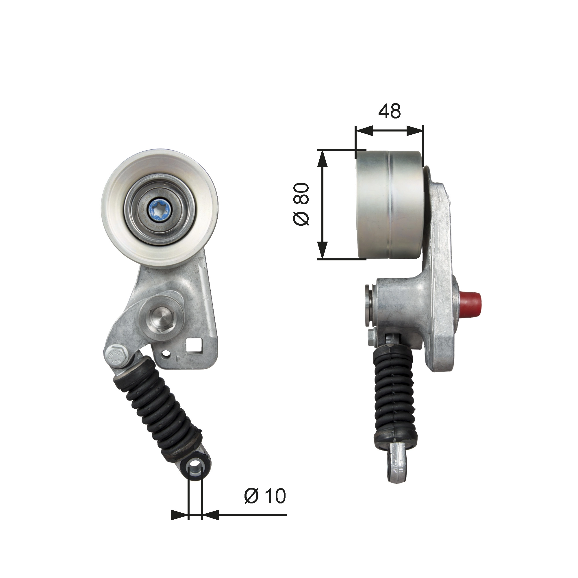 Belt Tensioner, V-ribbed belt