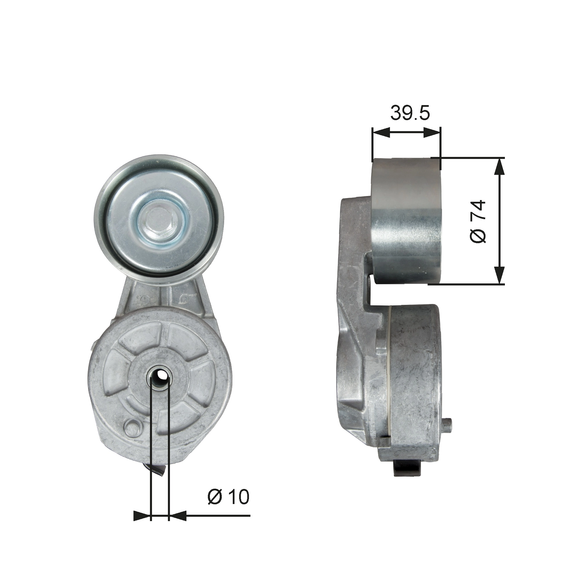 Belt Tensioner, V-ribbed belt