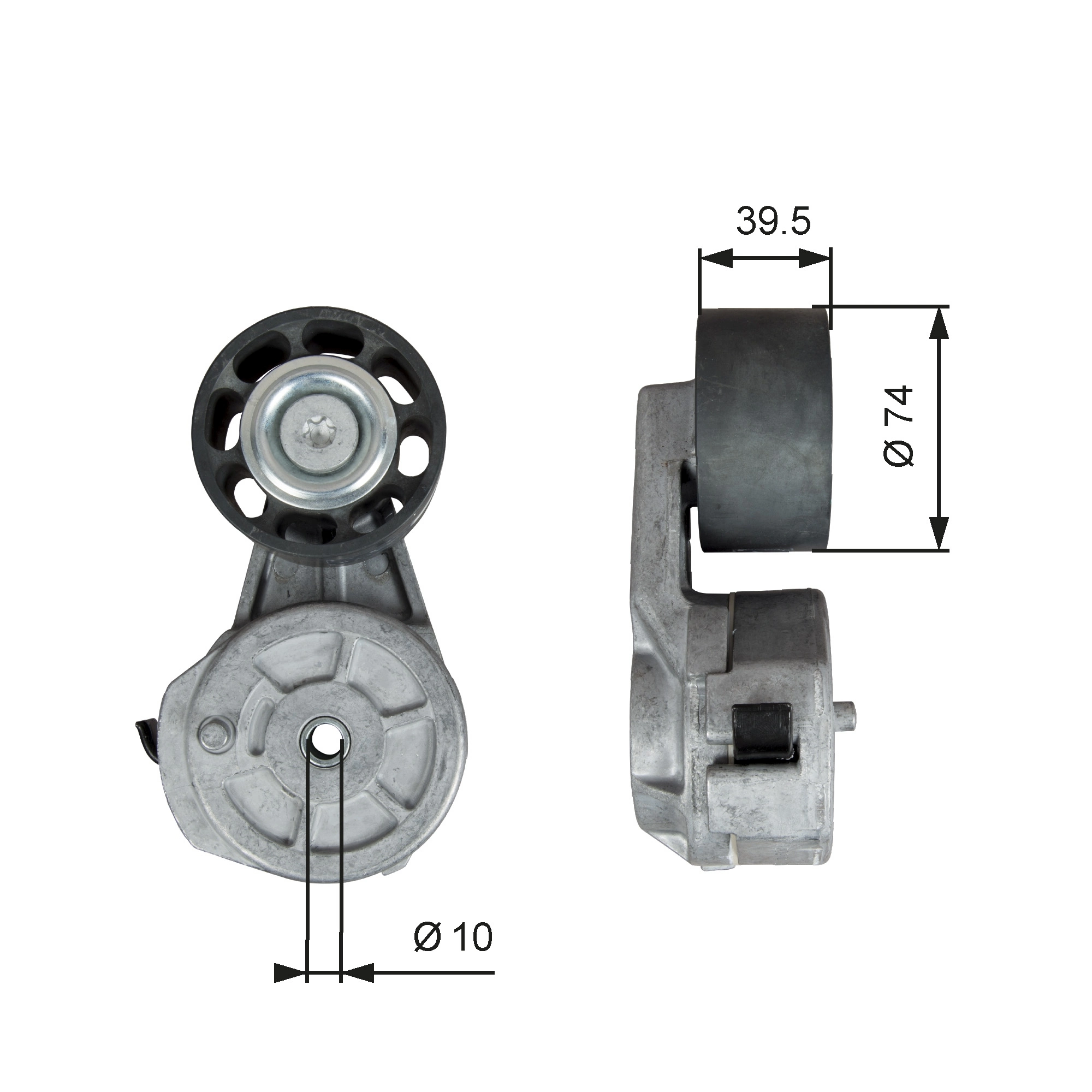 Belt Tensioner, V-ribbed belt
