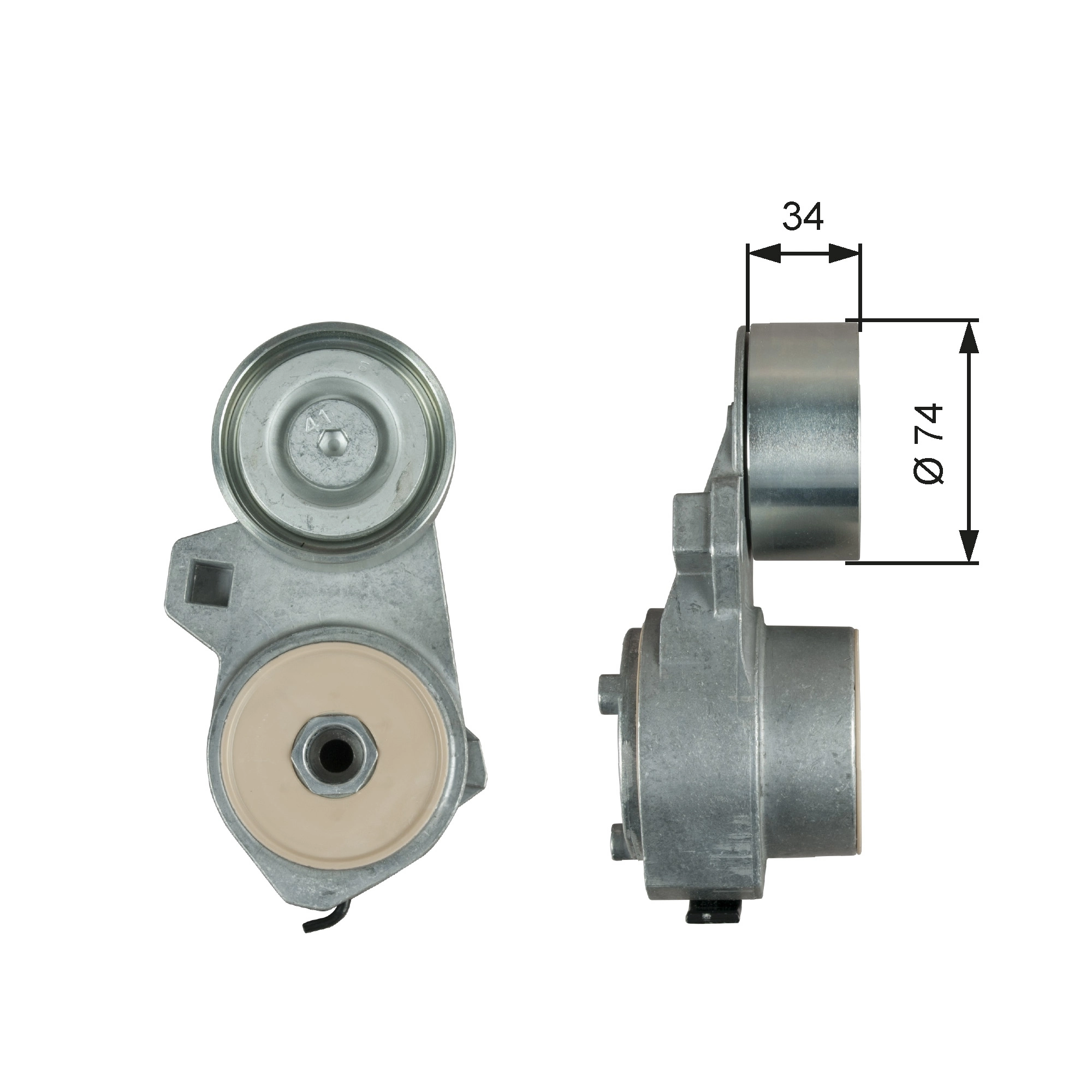 Belt Tensioner, V-ribbed belt