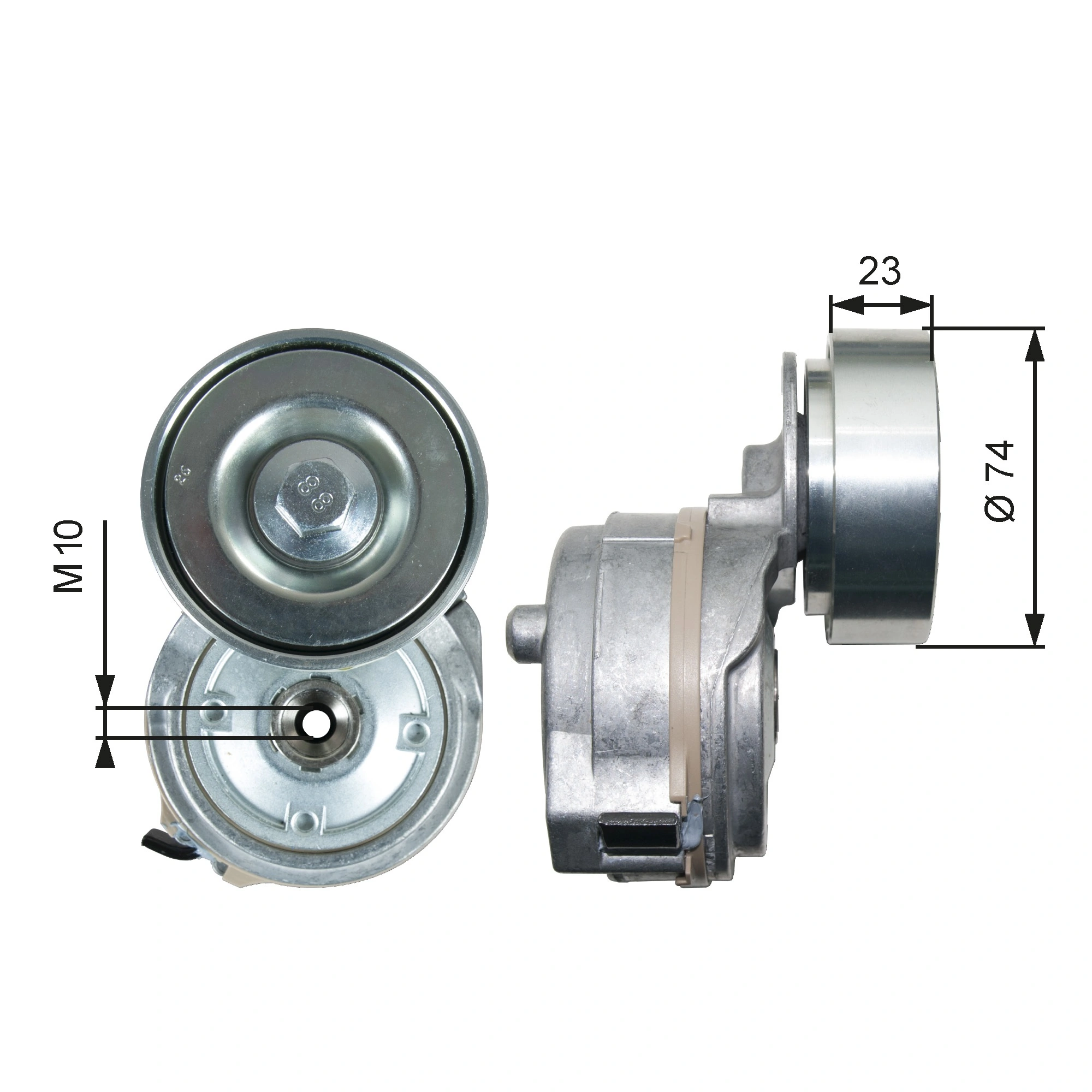 Belt Tensioner, V-ribbed belt