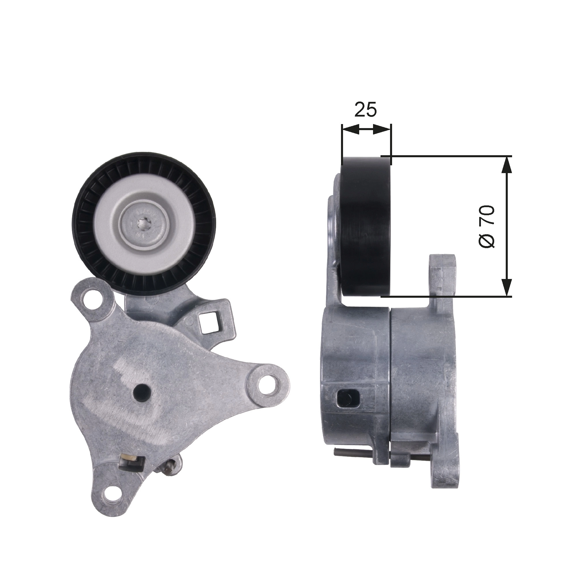 Belt Tensioner, V-ribbed belt