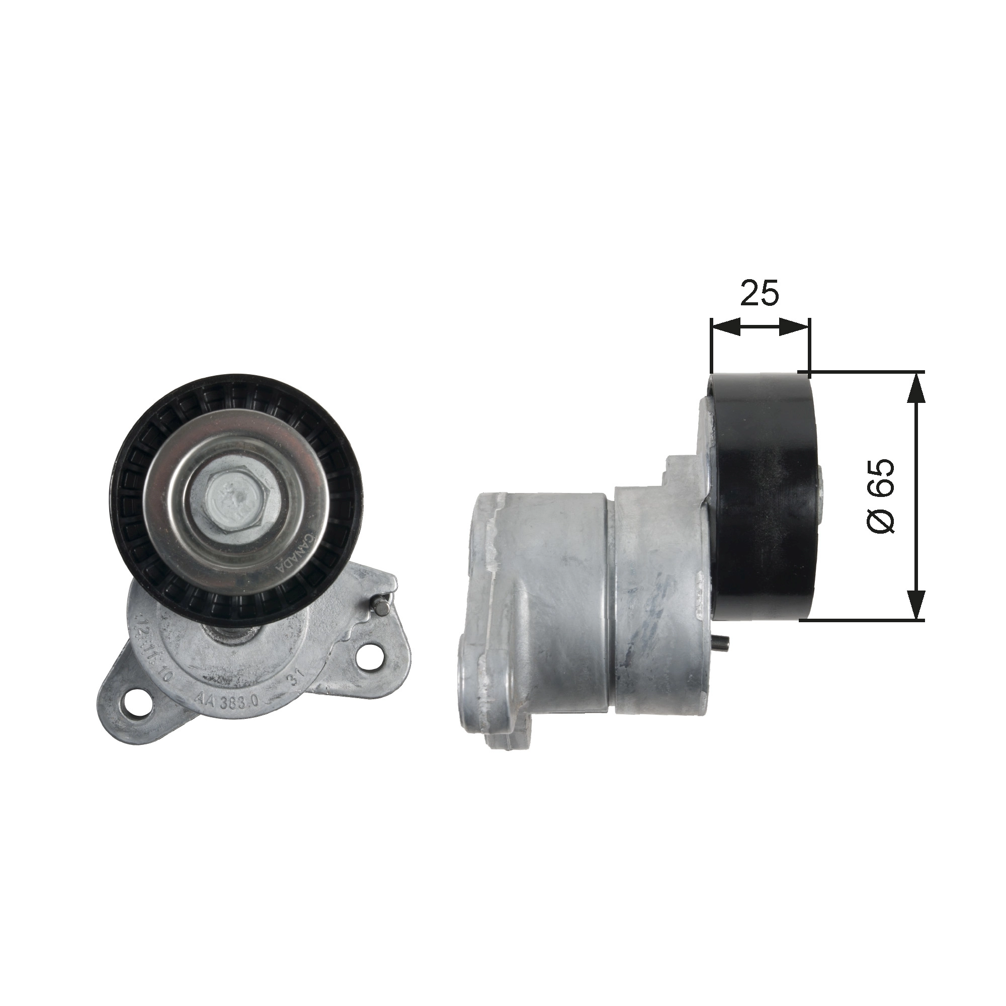 Belt Tensioner, V-ribbed belt
