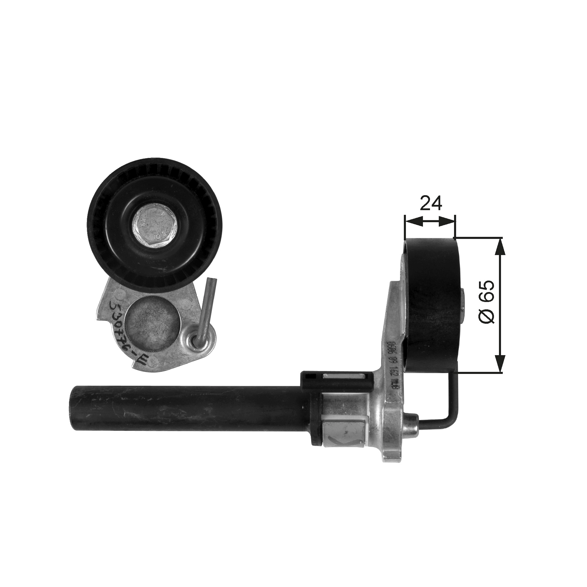 Belt Tensioner, V-ribbed belt