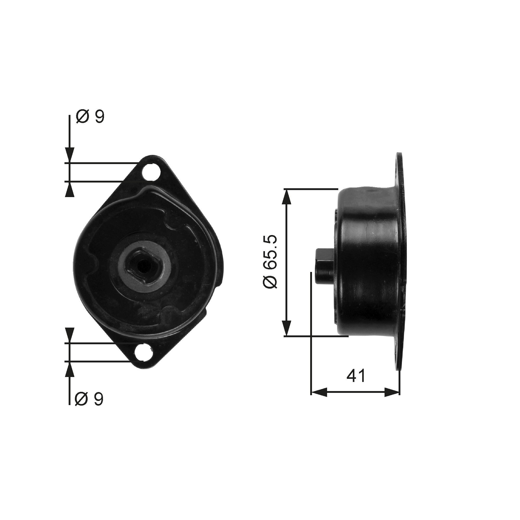 Belt Tensioner, V-ribbed belt
