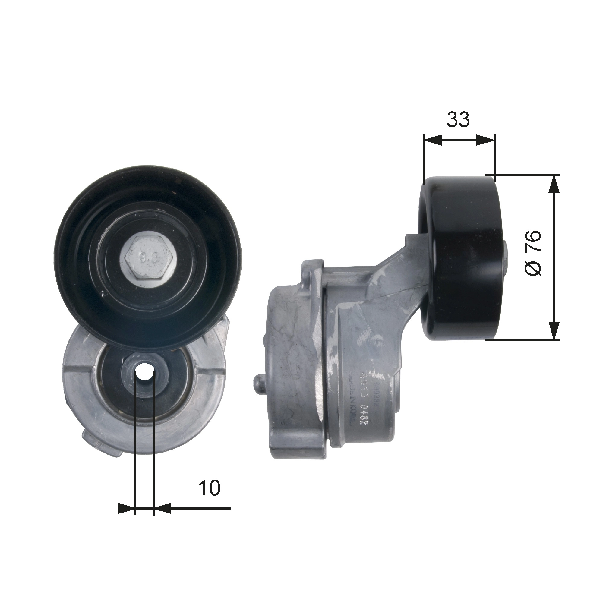 Belt Tensioner, V-ribbed belt