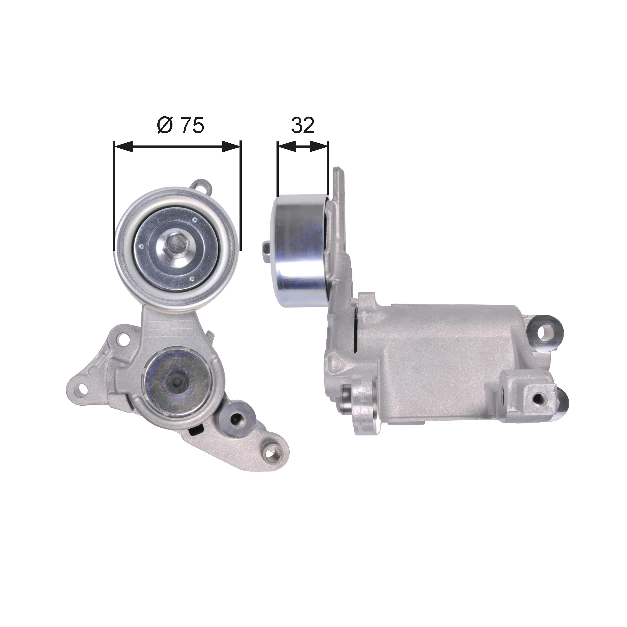 Belt Tensioner, V-ribbed belt