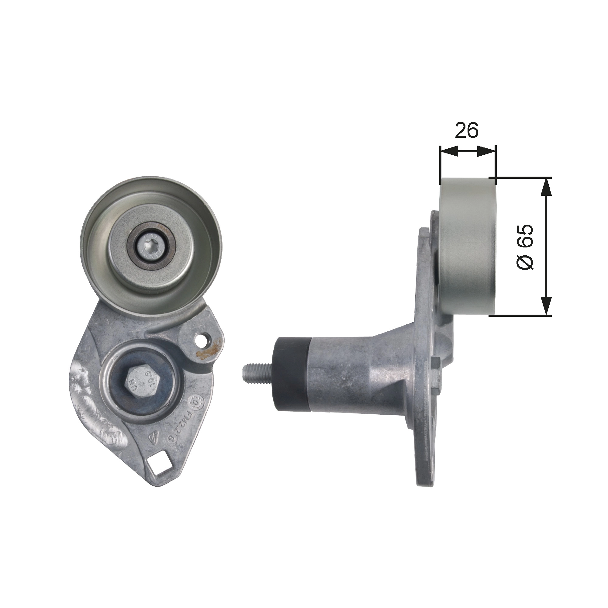 Belt Tensioner, V-ribbed belt
