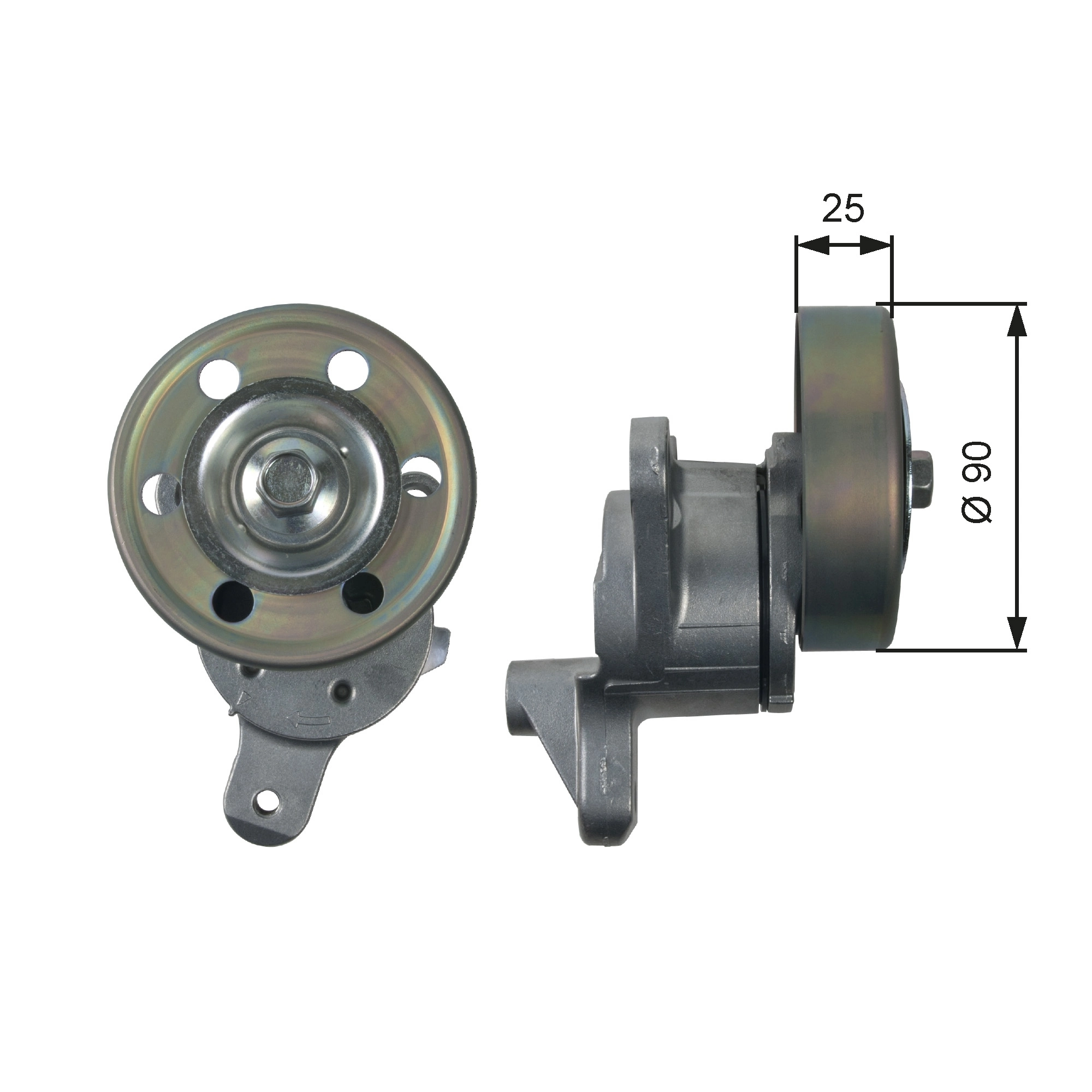 Belt Tensioner, V-ribbed belt
