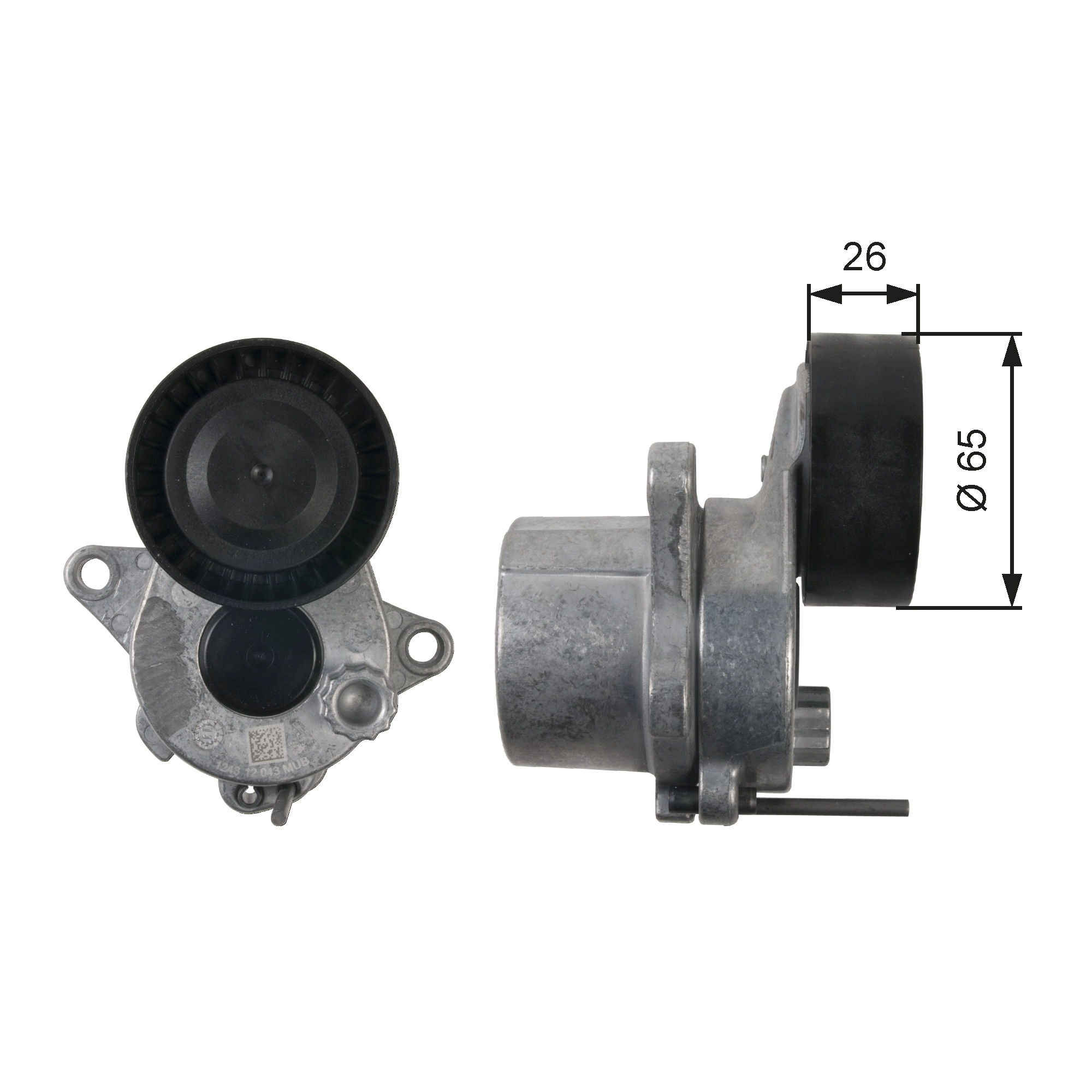 Belt Tensioner, V-ribbed belt