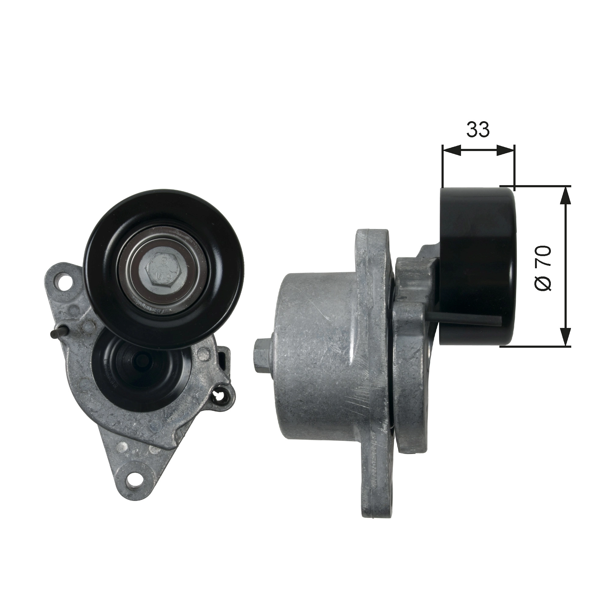Belt Tensioner, V-ribbed belt