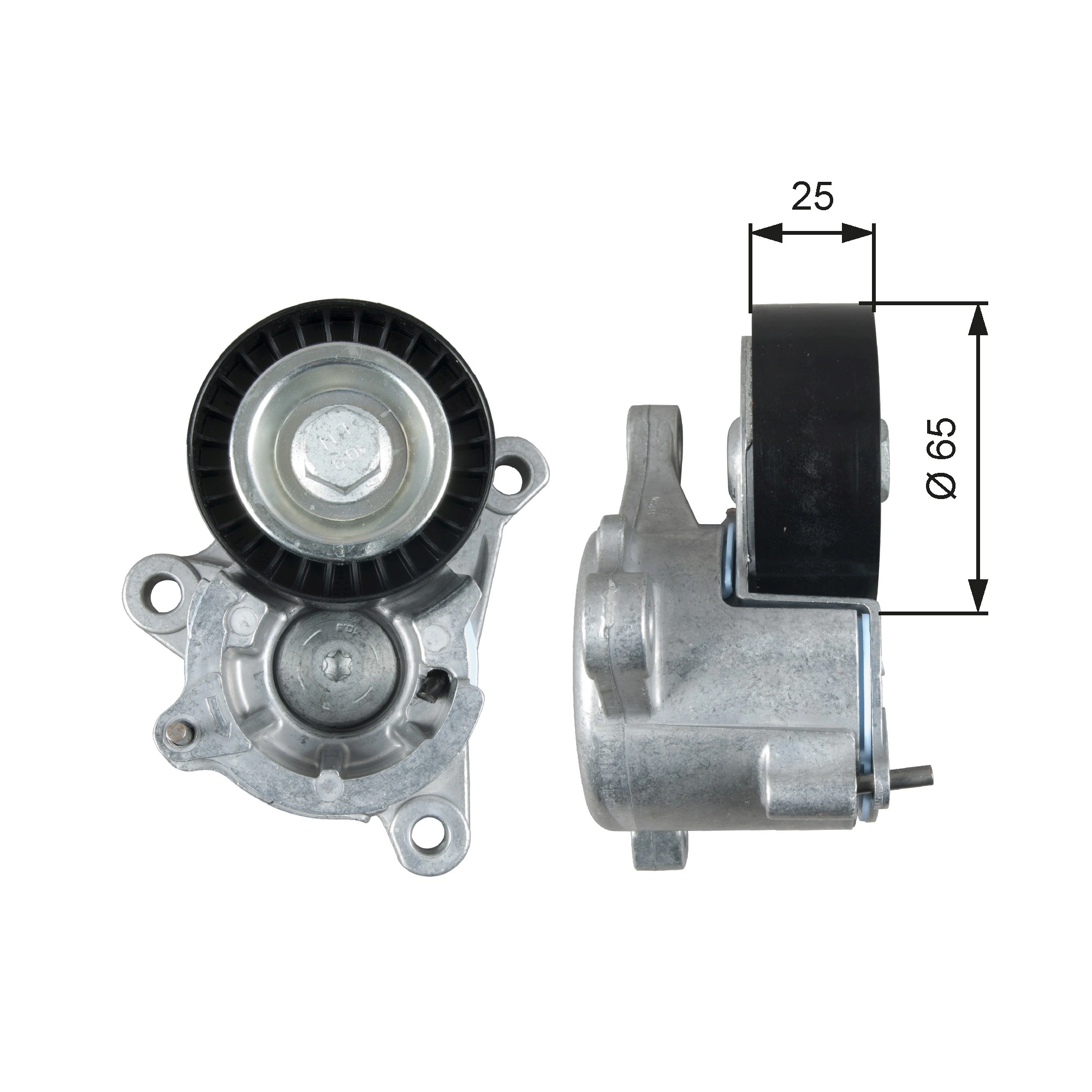 Belt Tensioner, V-ribbed belt