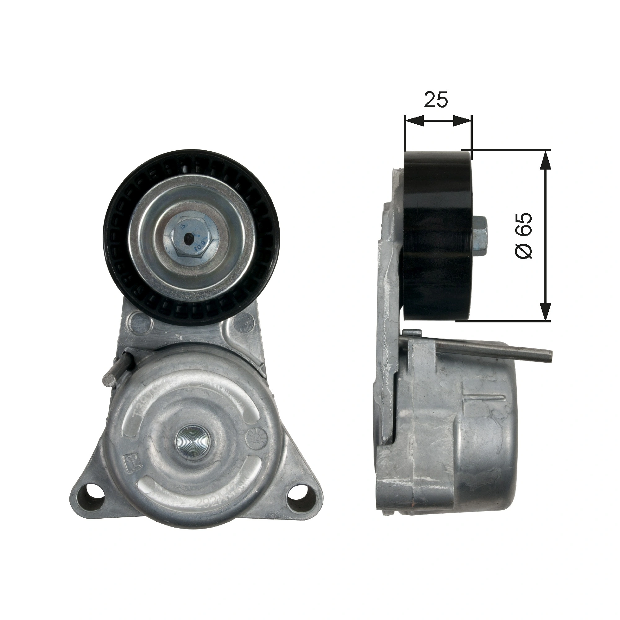 Belt Tensioner, V-ribbed belt