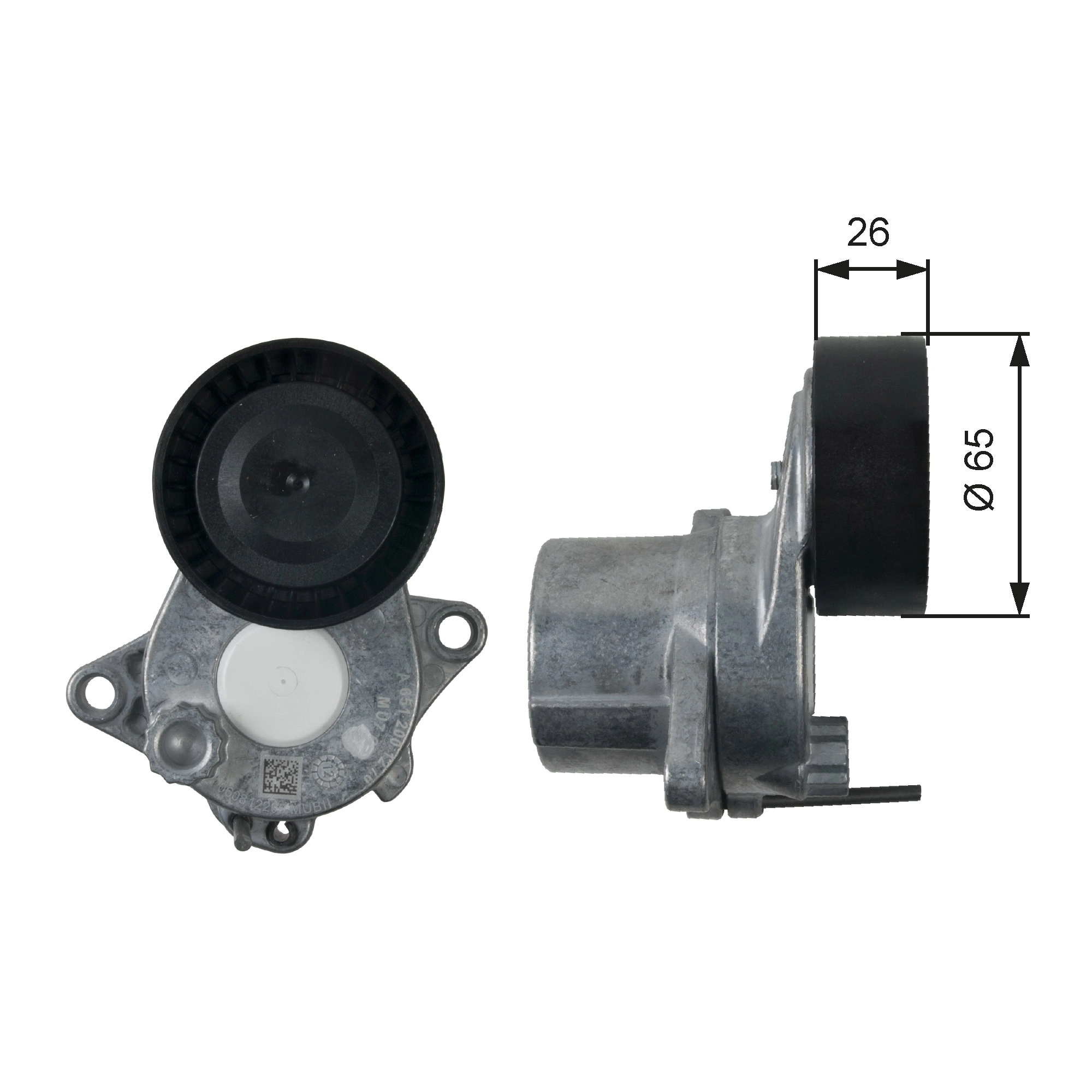 Belt Tensioner, V-ribbed belt
